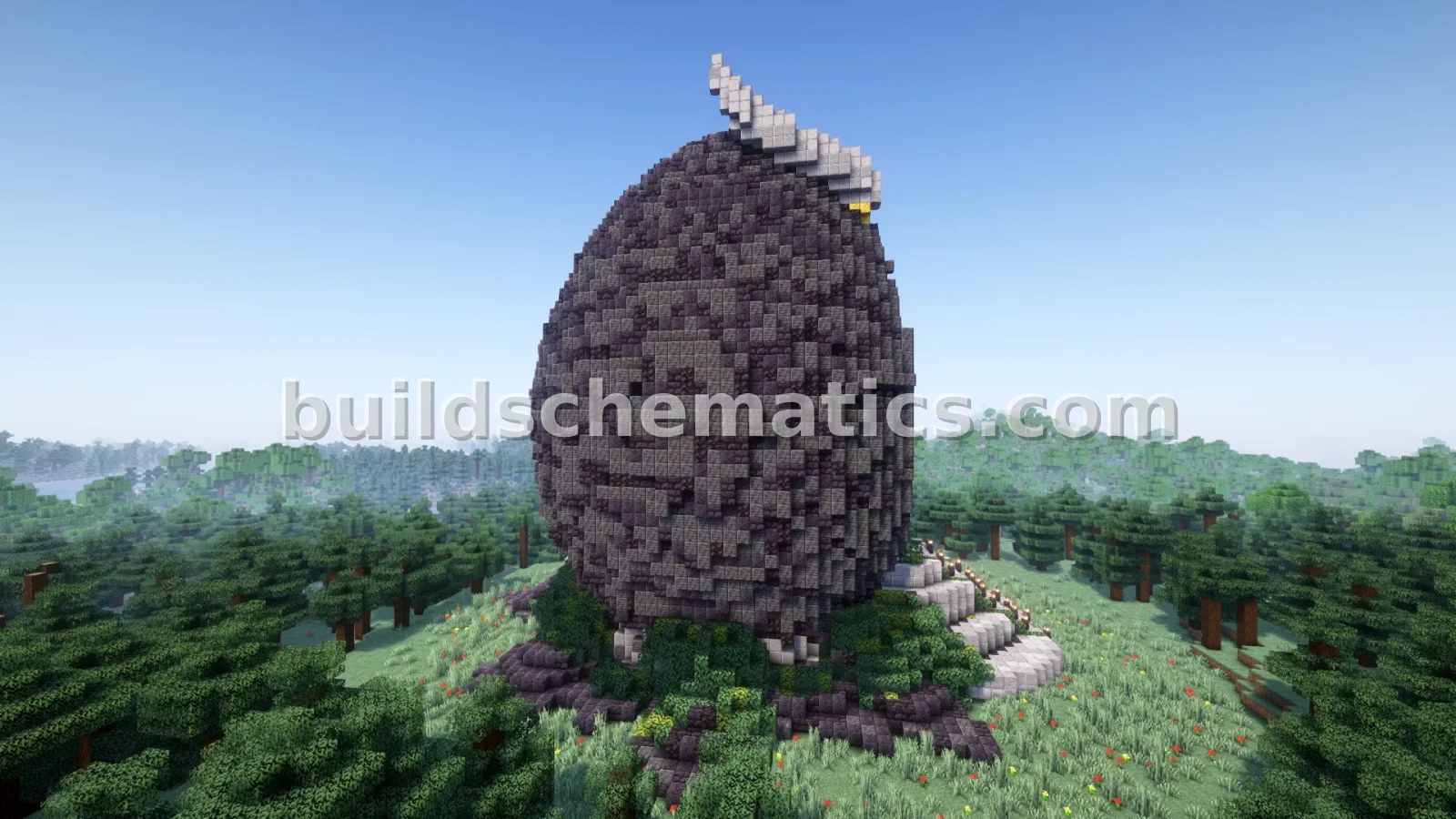 Dragon Egg Nether Portal Statue — view 2