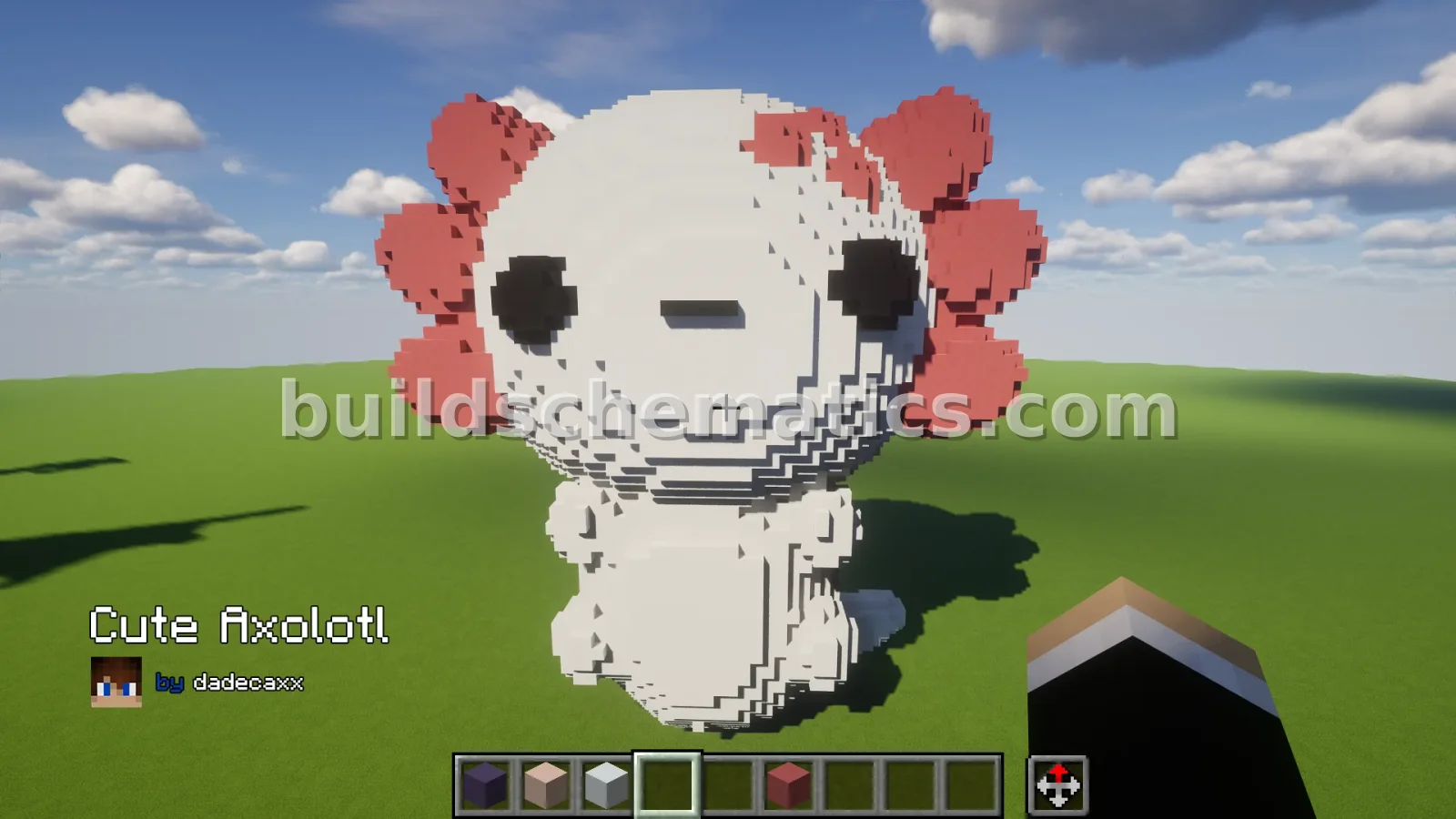 Cute Axolotl Statue — view 2