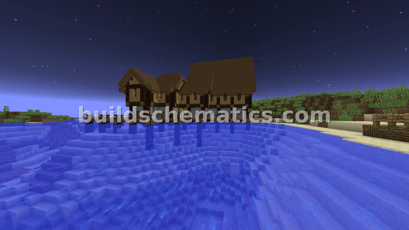Large Medieval Port Town — view 2
