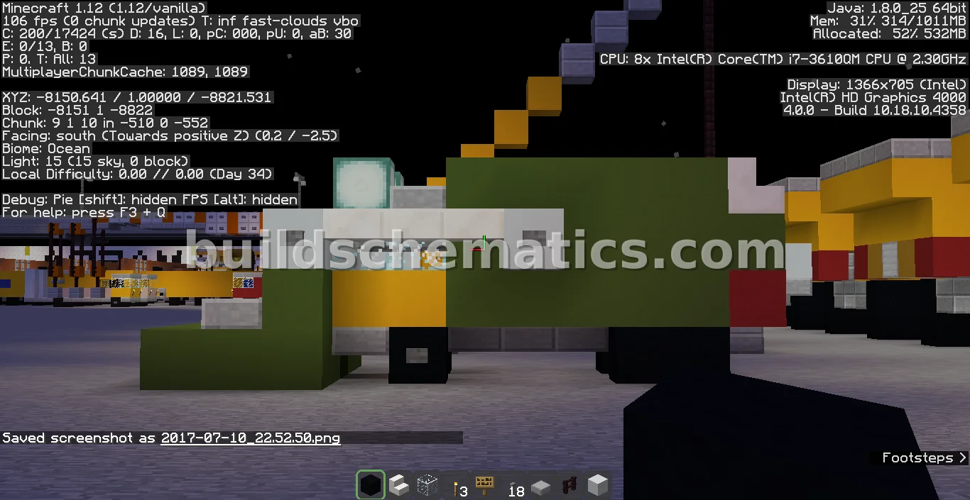 Garbage Truck with Front Loader — view 2