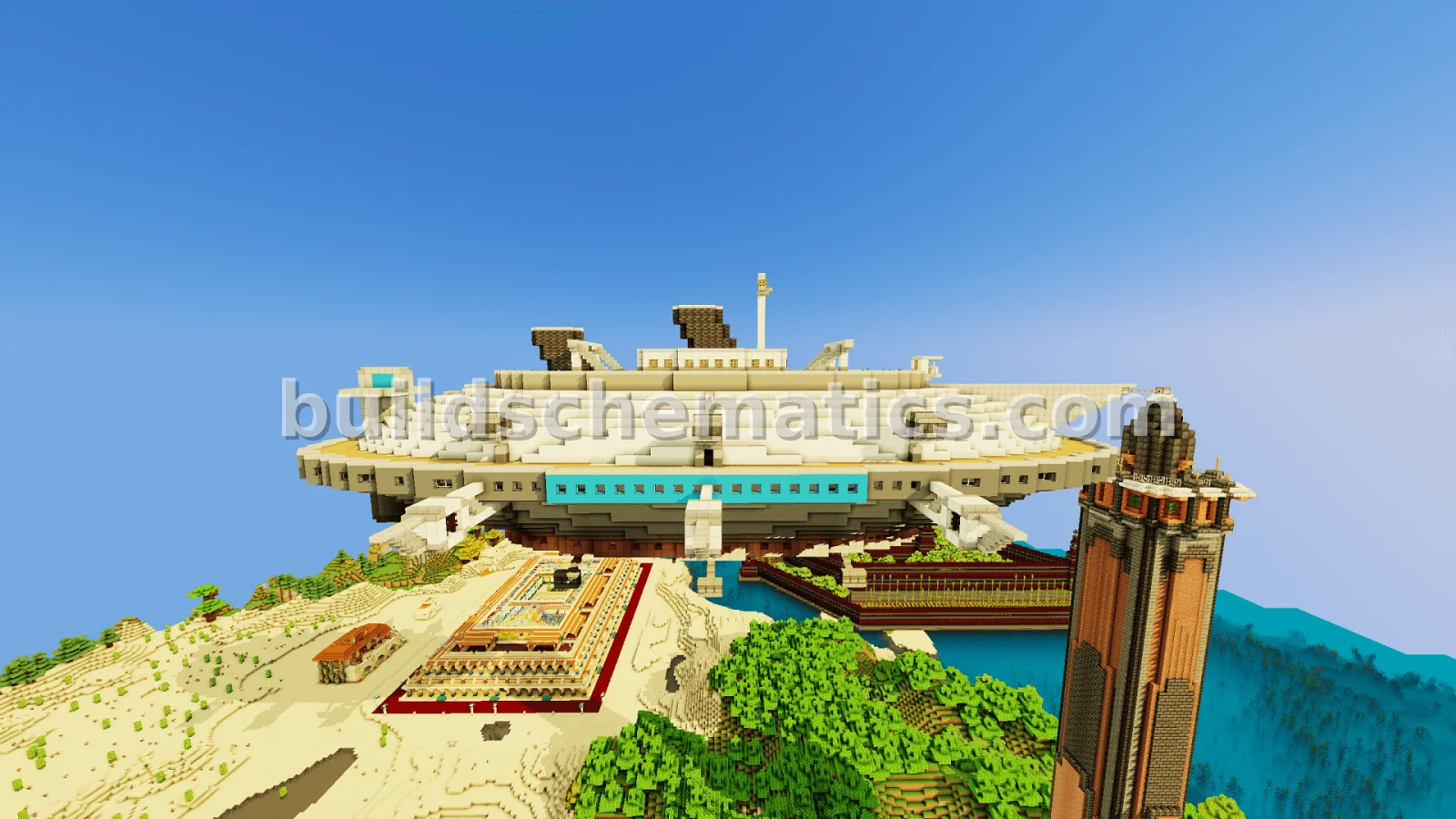 Vintage Zeppelin Tower and Control Structure