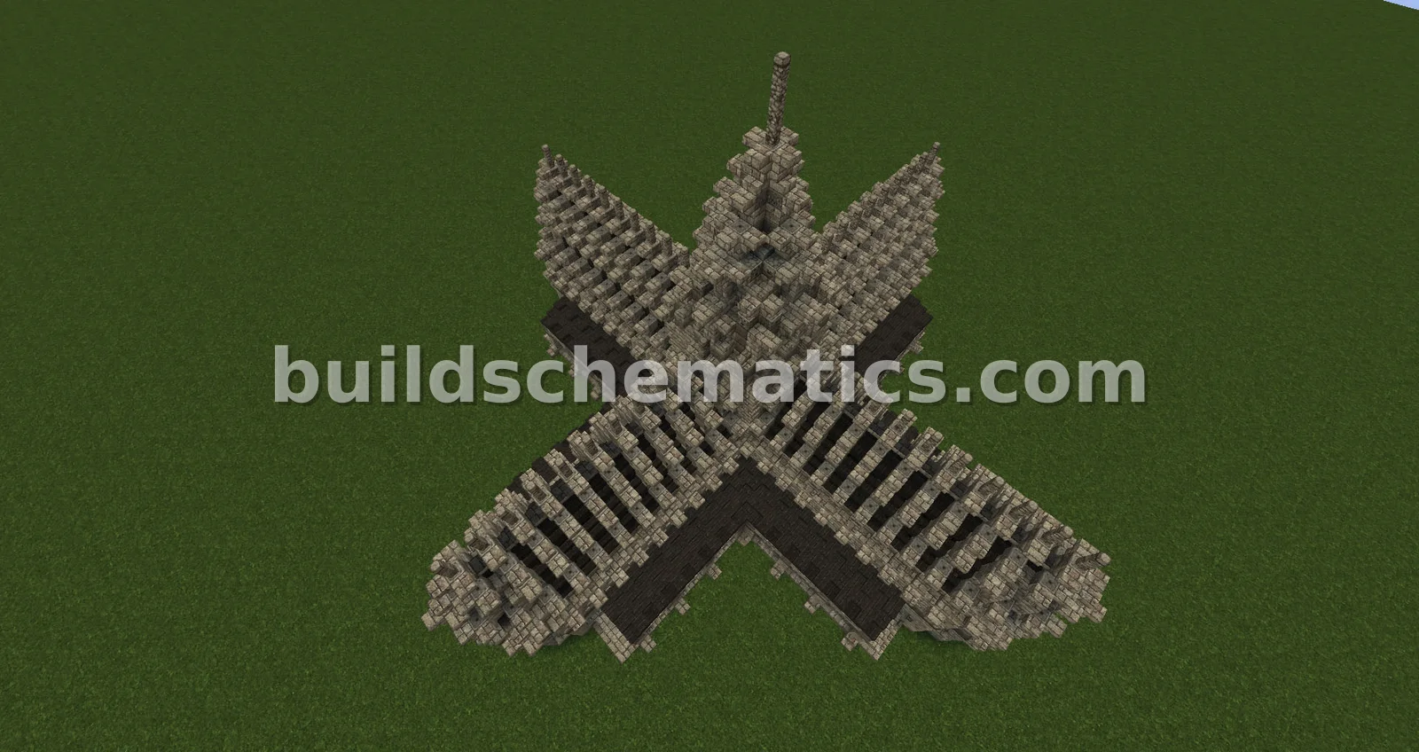 Cardinal Zombie Temple Structure — view 2