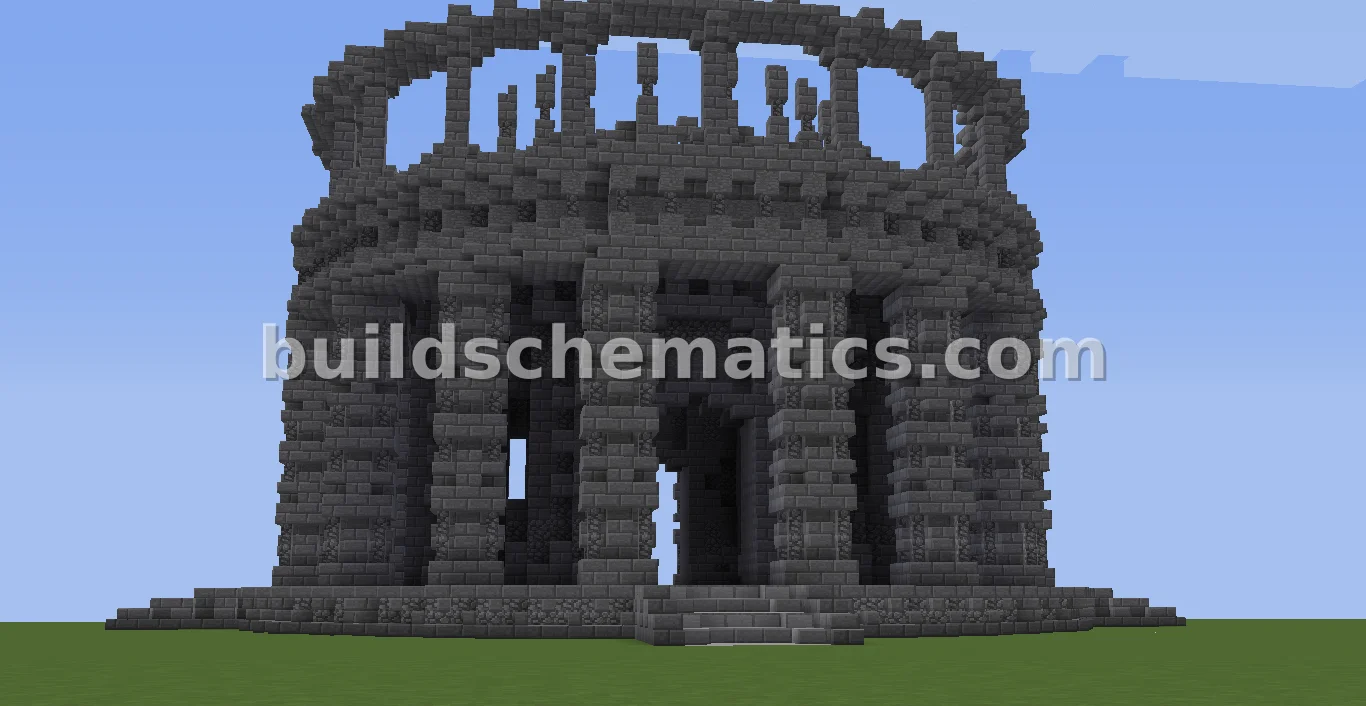 Ancient Stone Ruins Church