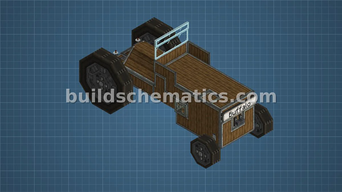 Buffalo Tractor With Integrated Base — view 2