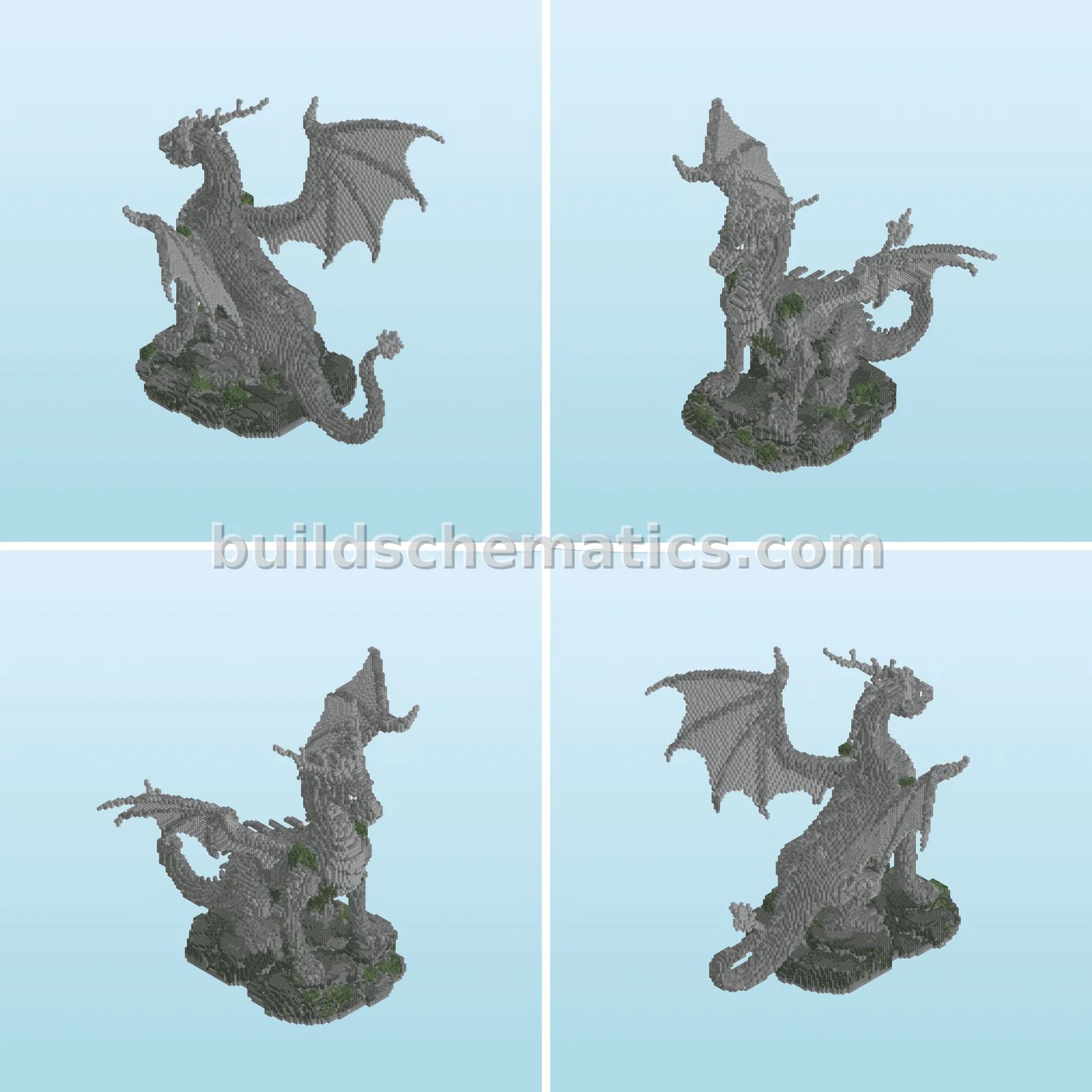 Majestic Dragon Statue