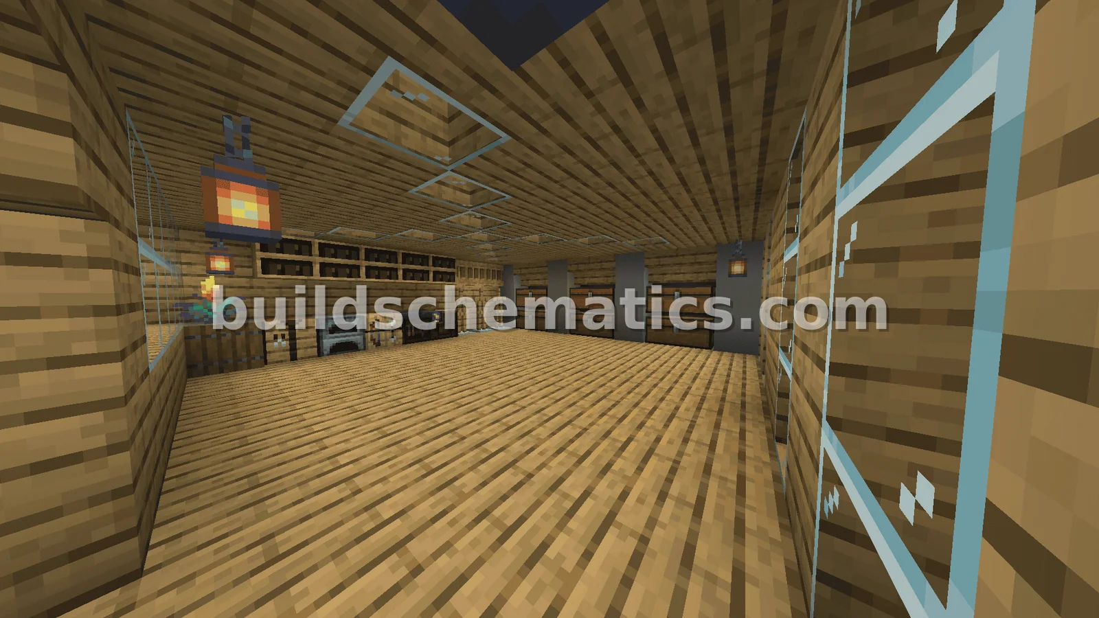 Modern Oak and Black House — view 5