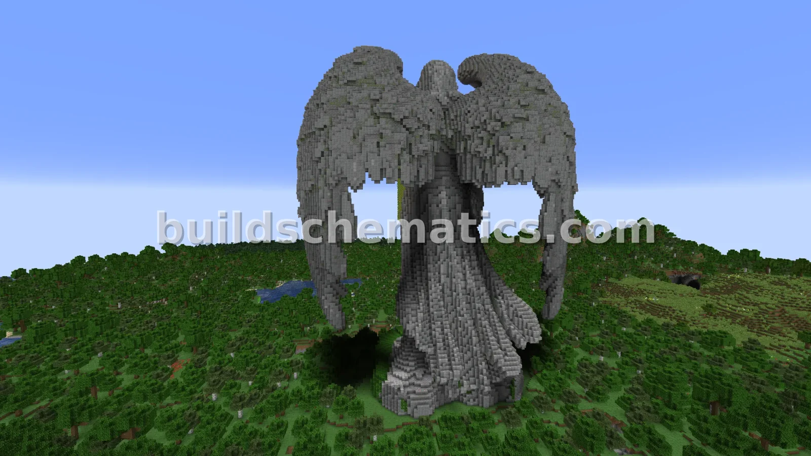 Majestic Angel Statue For Minecraft 1.19 — view 5