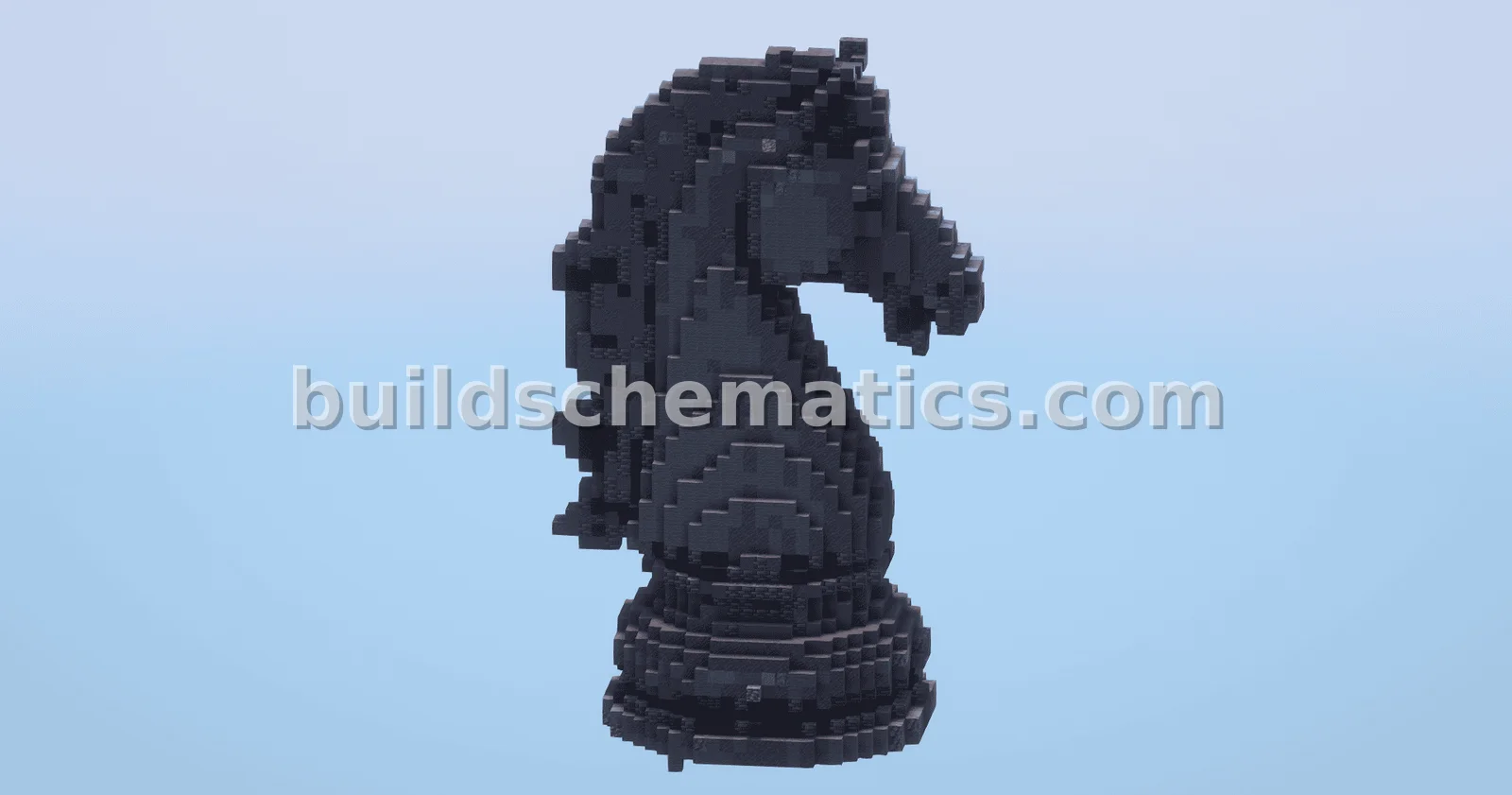 Medieval Chess Knight Statue