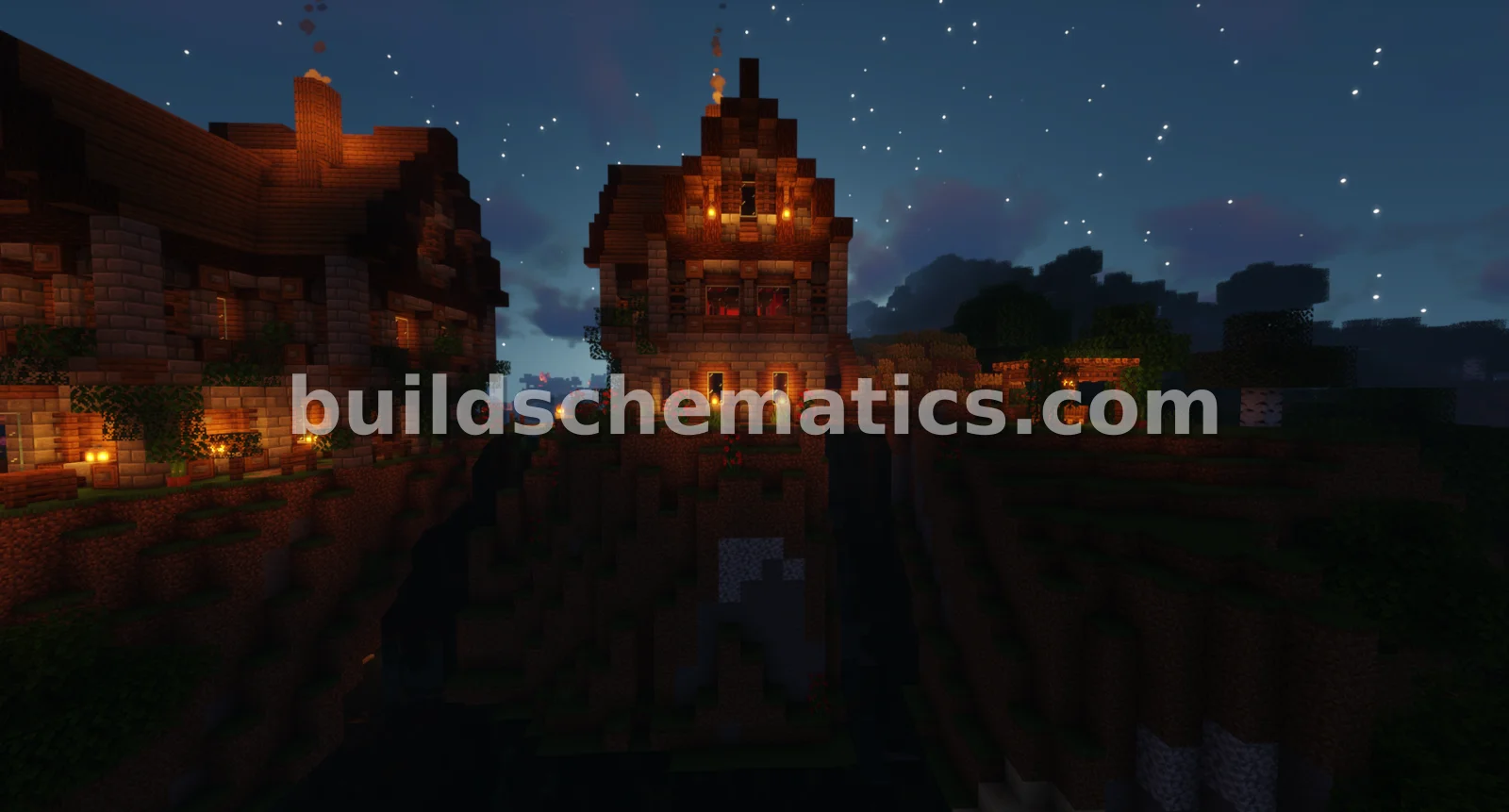 Medieval Spruce House With Pond And Stable — view 2