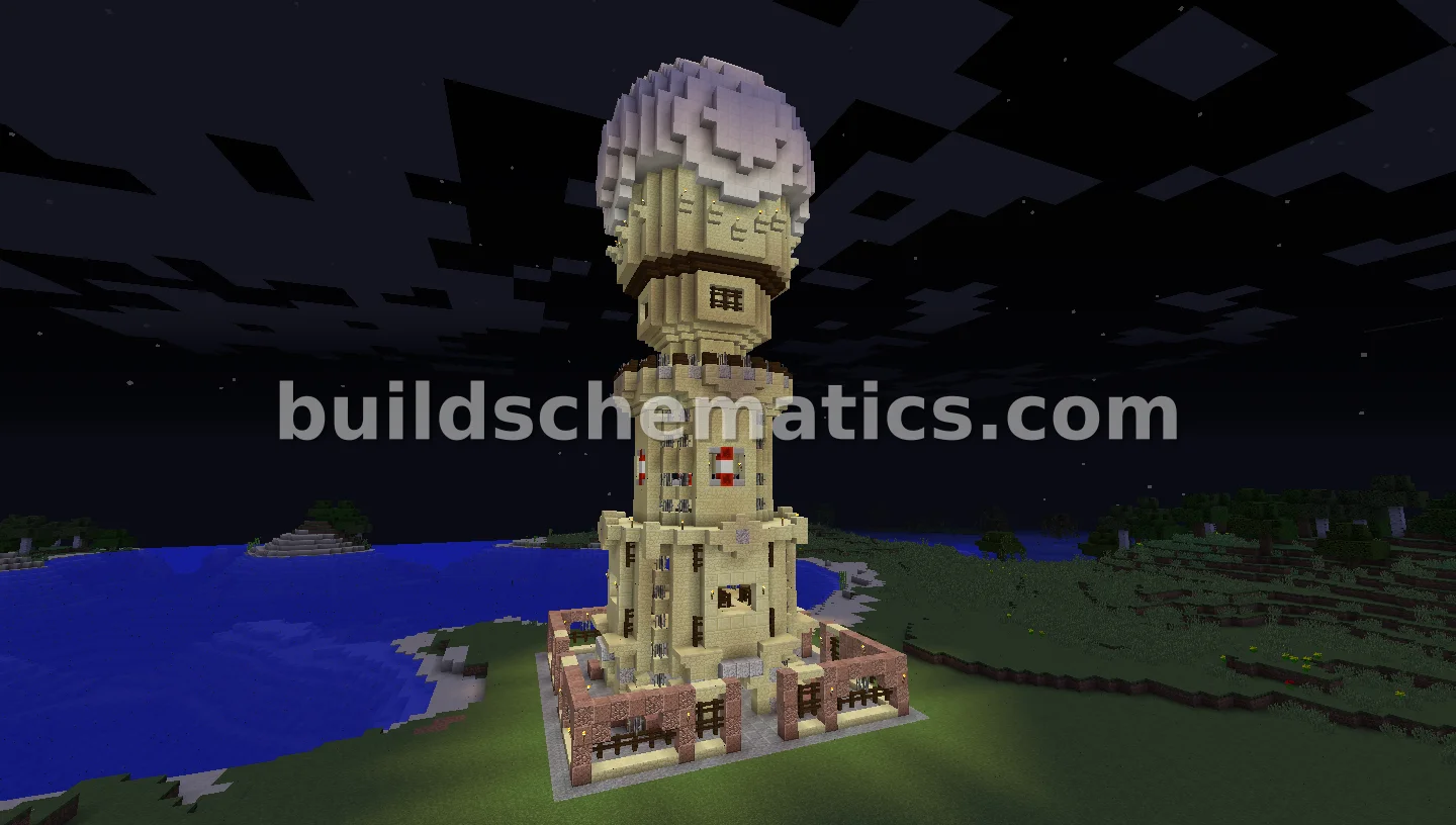 Thaumcraft Tower with Sky Opening