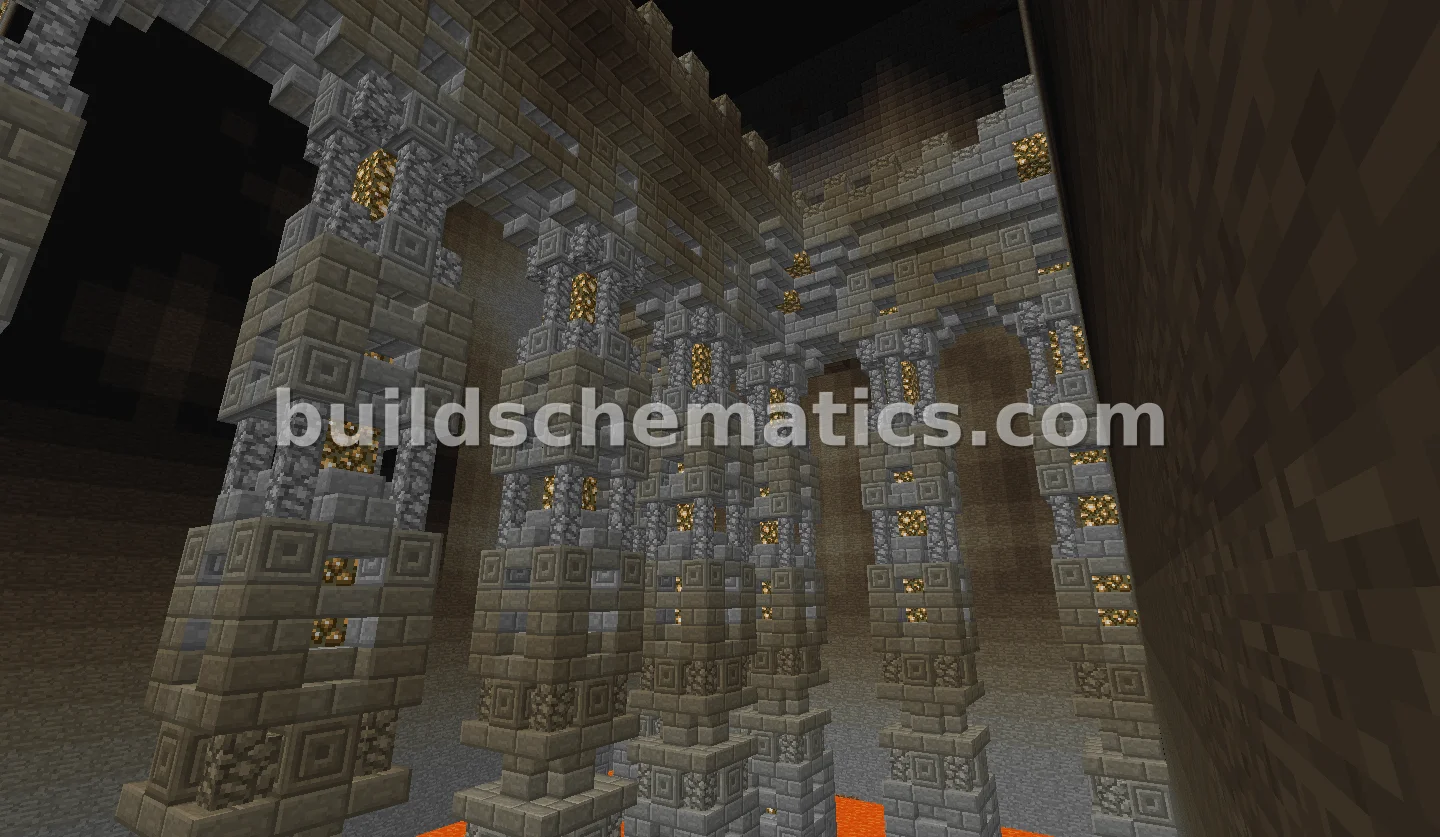 Dwarven Columns for RPG Kingdom — view 3