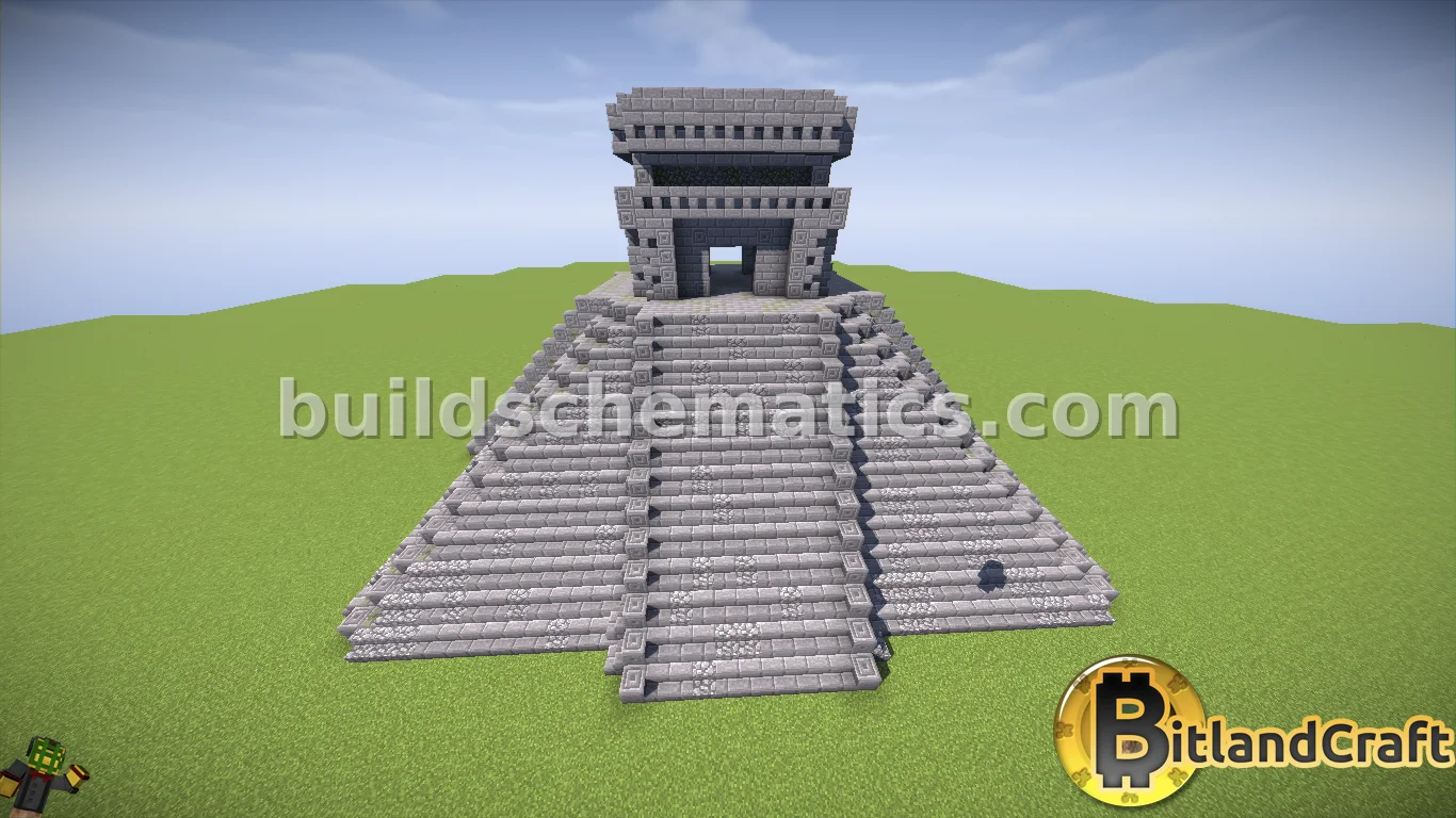 Ancient Maya Brick Temple