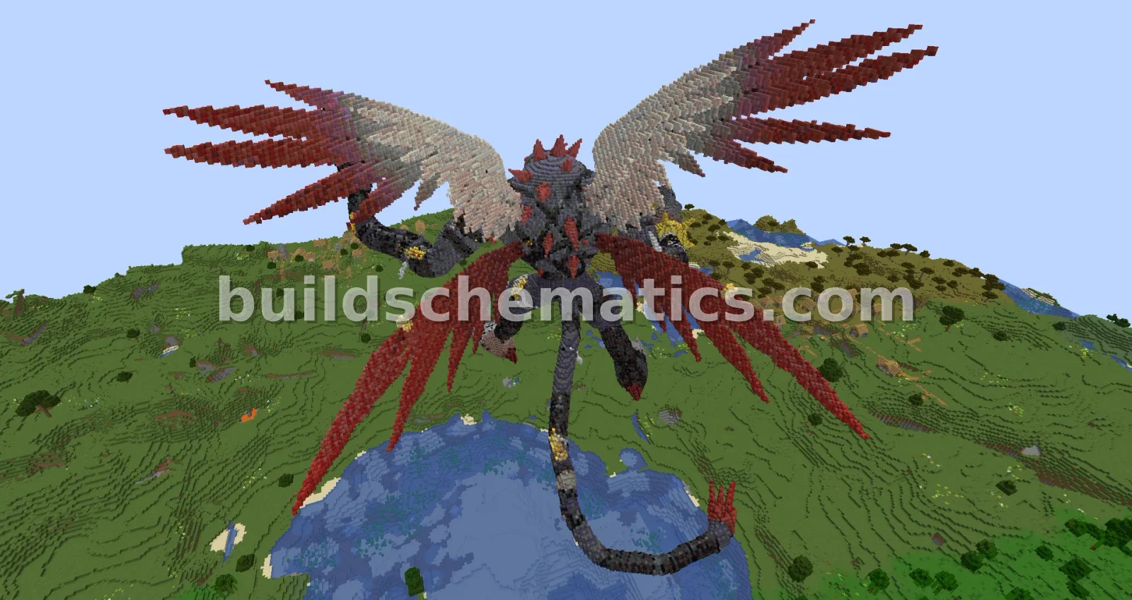DiJiangmon Statue - Large Minecraft Build — view 2