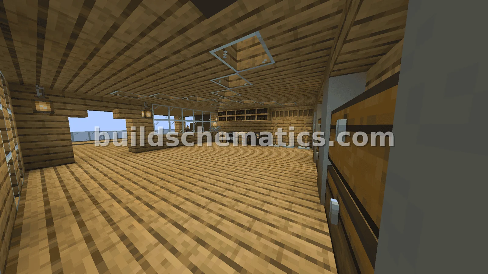 Modern Oak and Black House — view 4