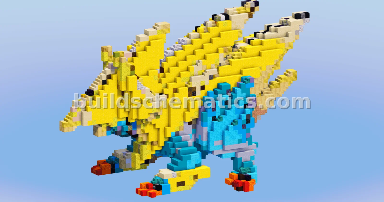 Pokemon Mega Manectric Statue