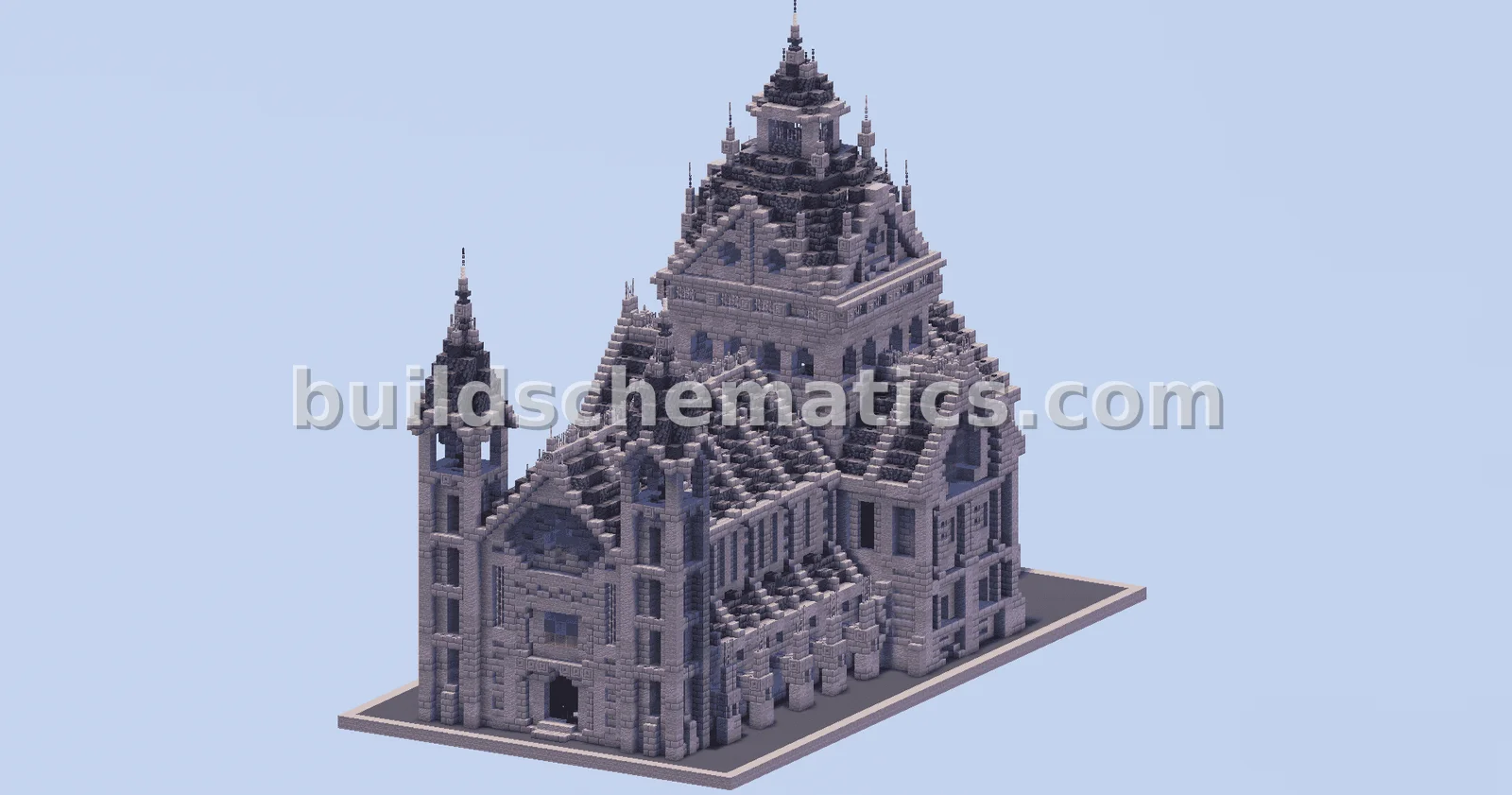 Mini Gothic Cathedral Minecraft Structure