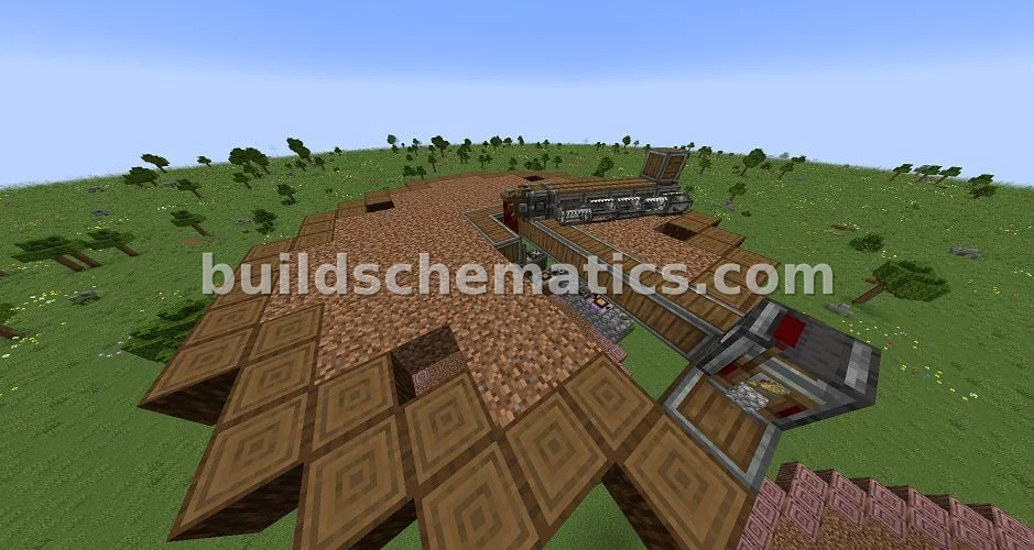 Small Circular Automatic Crop Farm