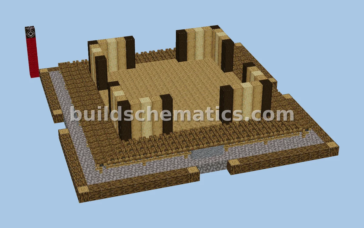 Large Pagoda Base Structure