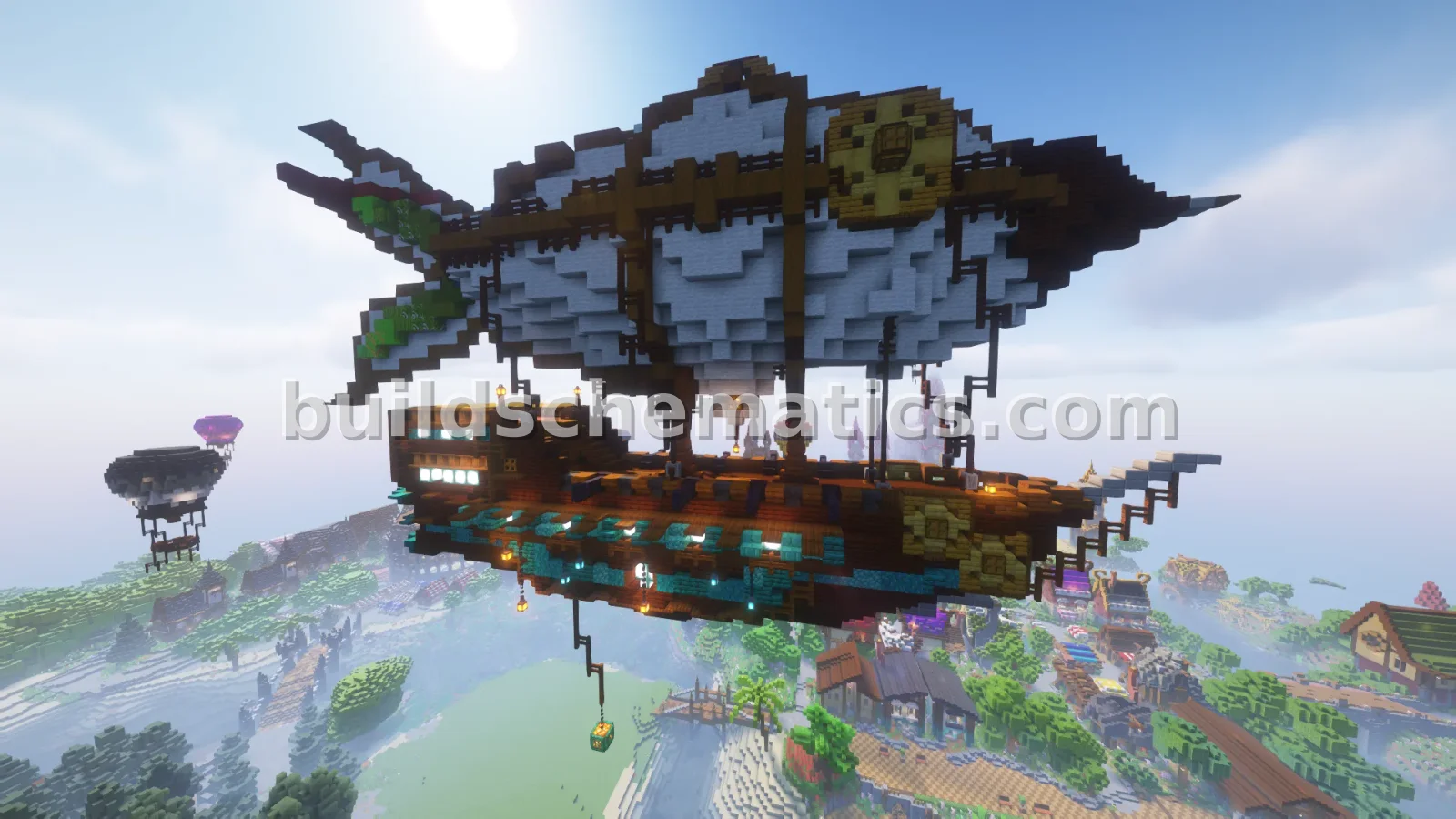 Medieval Airship Ultimate Minecraft Build — view 2