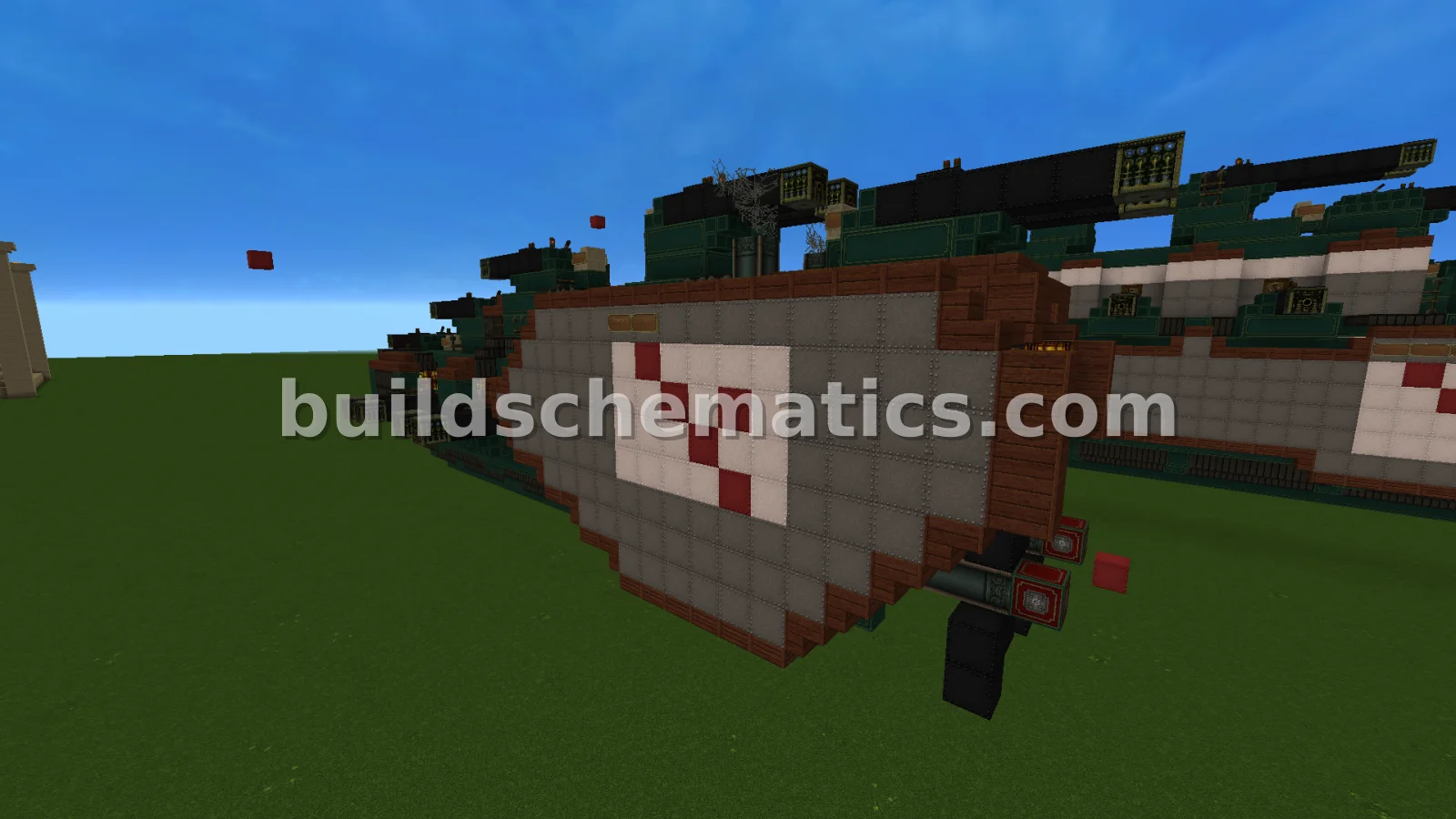 HMRAS Titus Steampunk Airship — view 2