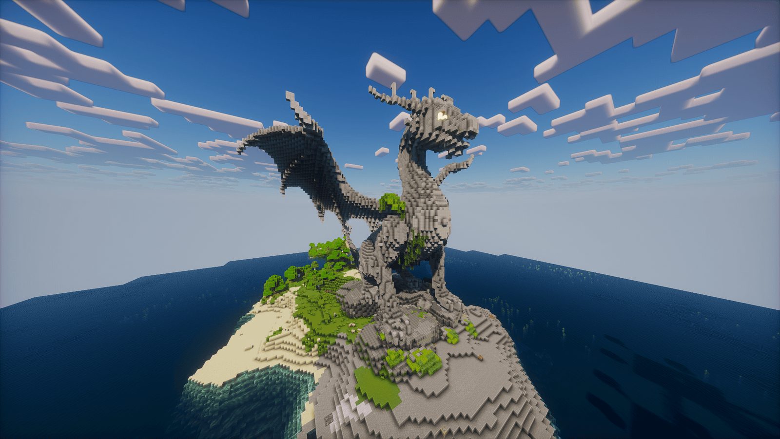 Medieval Dragon Monument