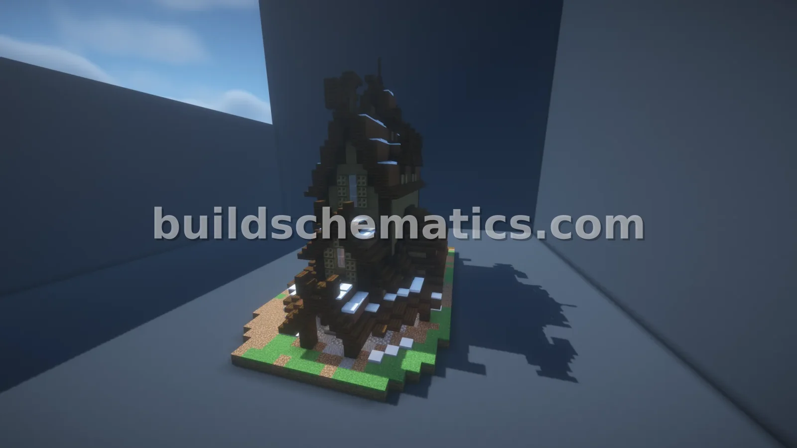 Nordic Tavern Minecraft Schematic — view 2