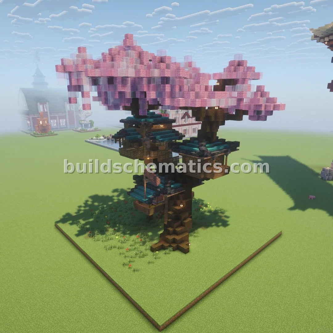 Japanese Cherry Blossom Treehouse