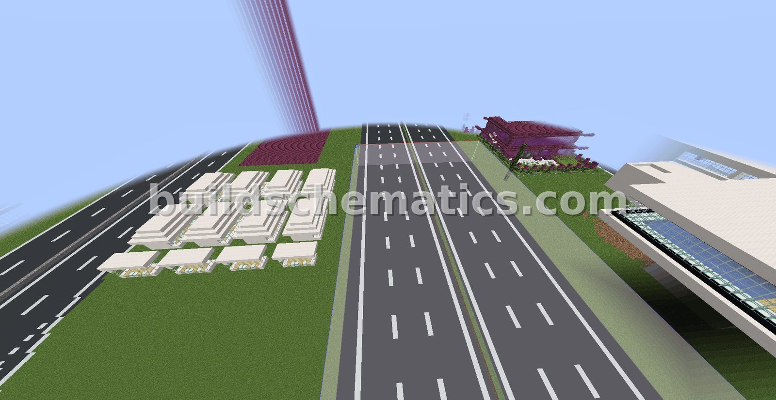 Three Lane Highway Structure — view 2