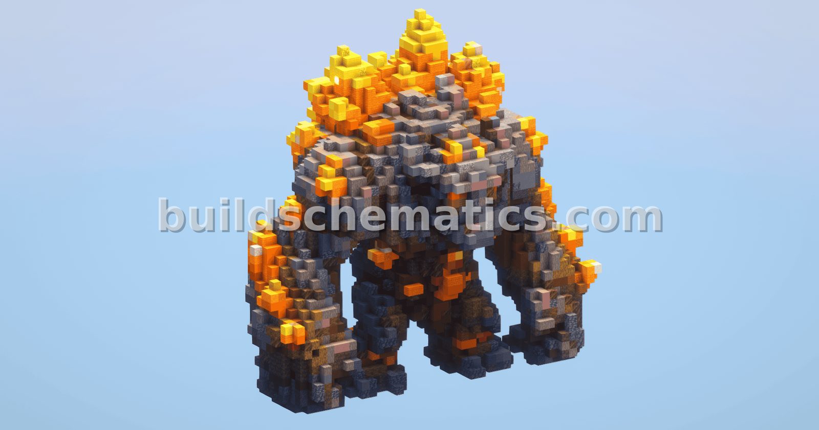 Fire Golem Statue