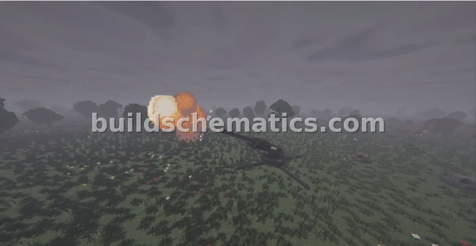 Heavy Artillery Howitzer V2 - Dirt & Grass — view 3