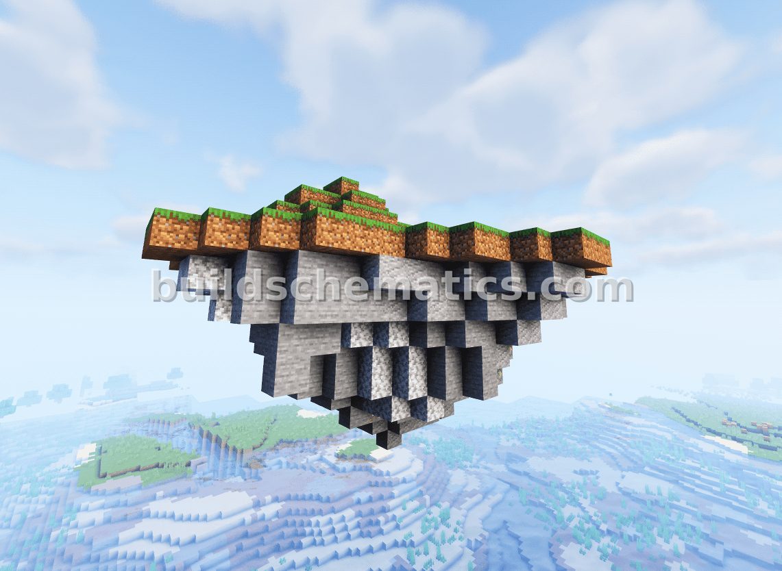Small Floating Island Base — view 3