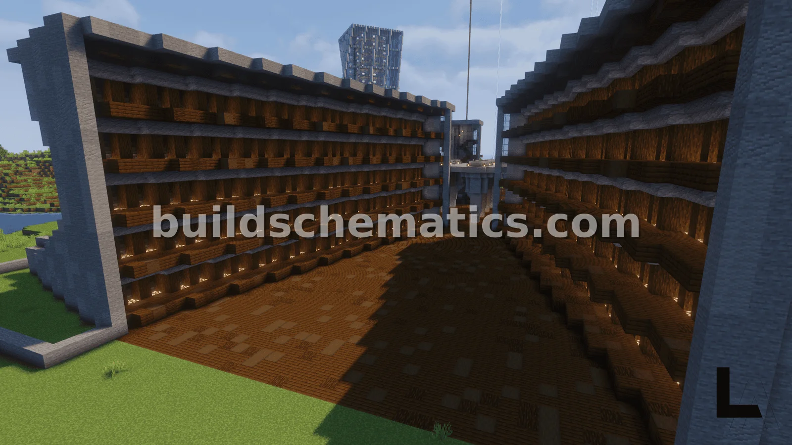 Giant Trading Hall Structure