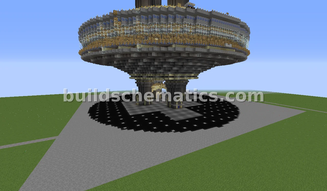 Two Tier UFO Structure — view 2