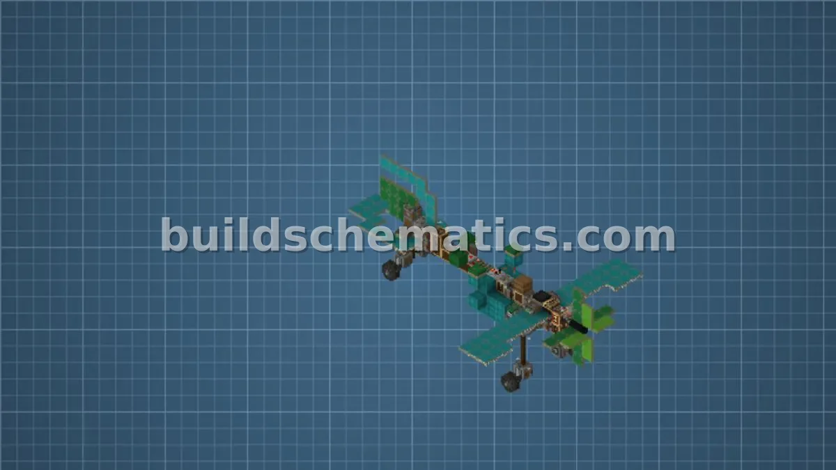 Cyan Sail Plane — view 4
