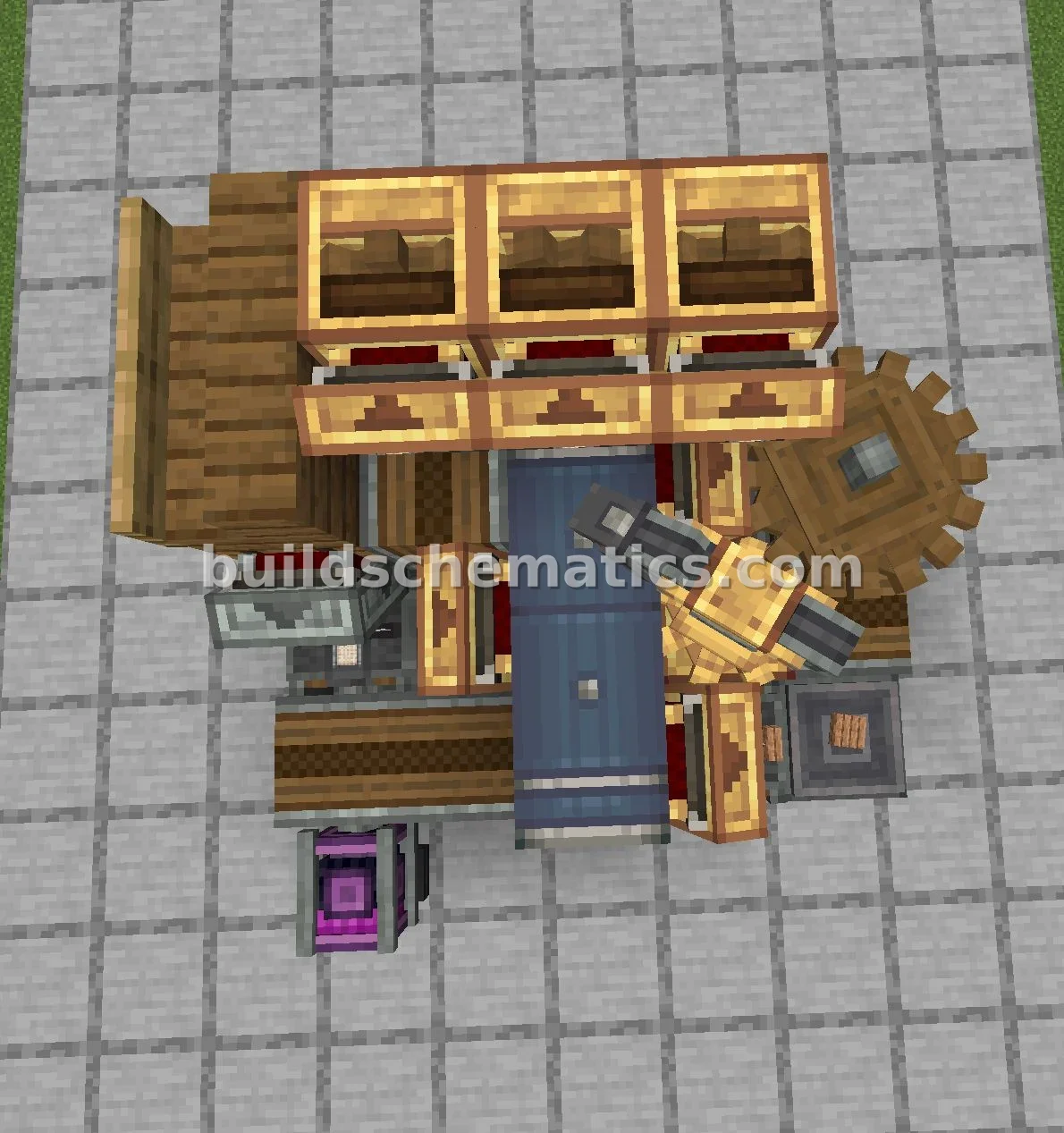 Automatic Log to Barrel Crafter — view 3