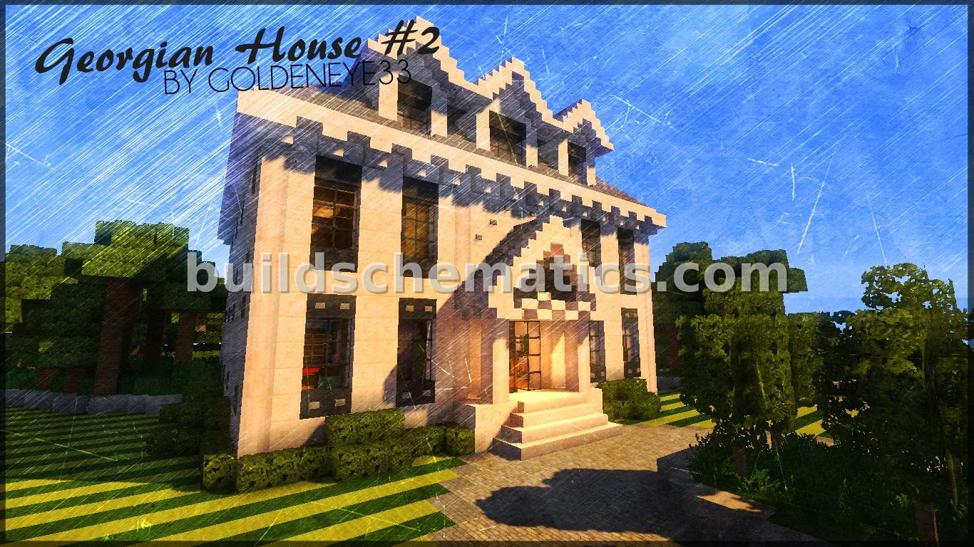 Georgian Style House with Pool