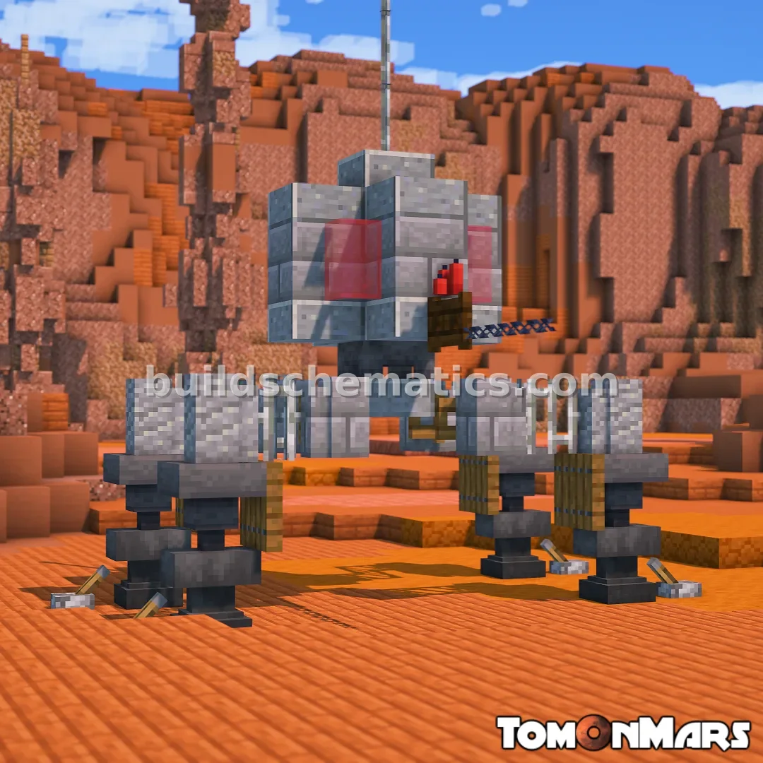 Geonosis CIS Vehicle Pack - Minecraft Schematic — view 2