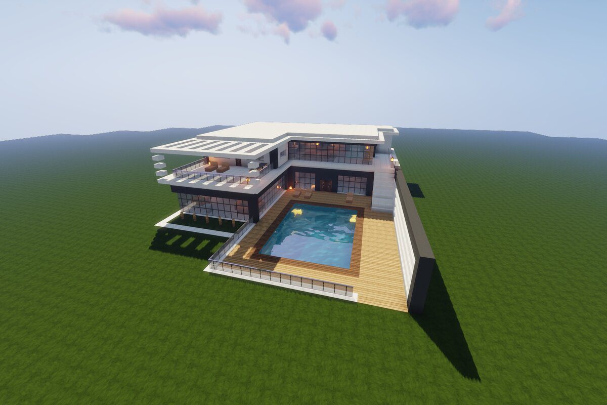 Modern Quartz Home With Pool