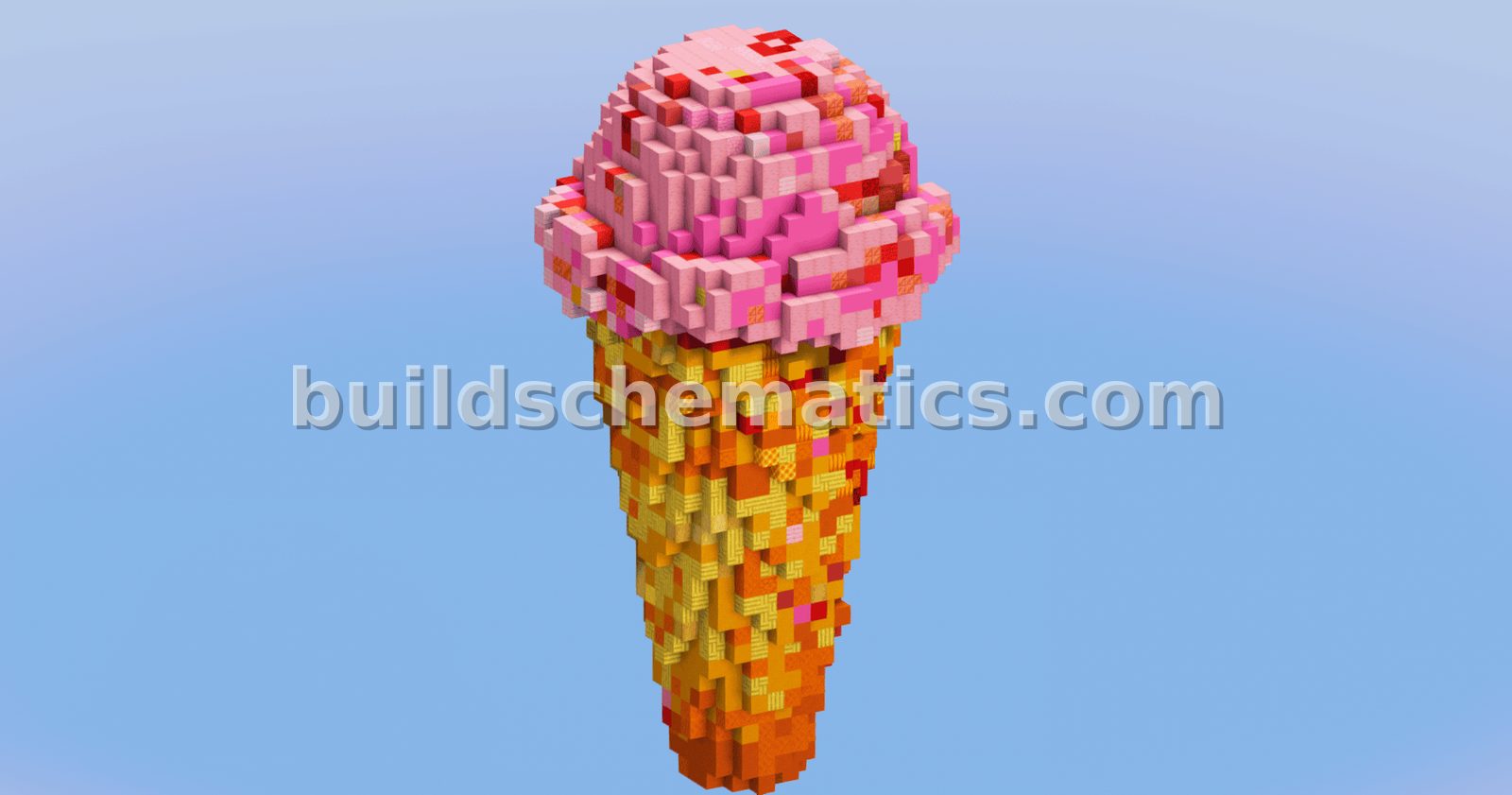 Strawberry Ice Cream Decoration
