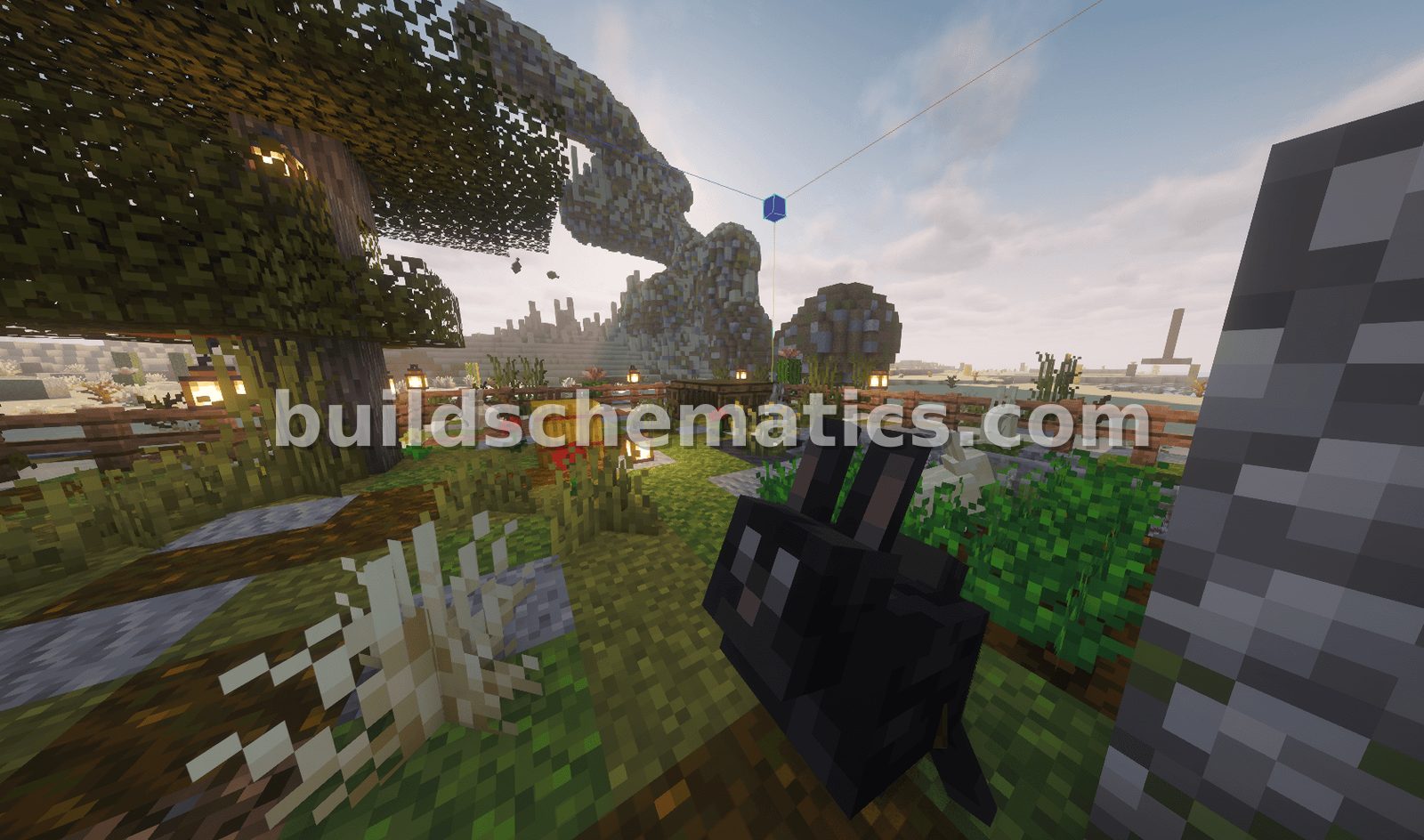 Automatic Rabbit And Carrot Farm With Enclosure — view 2