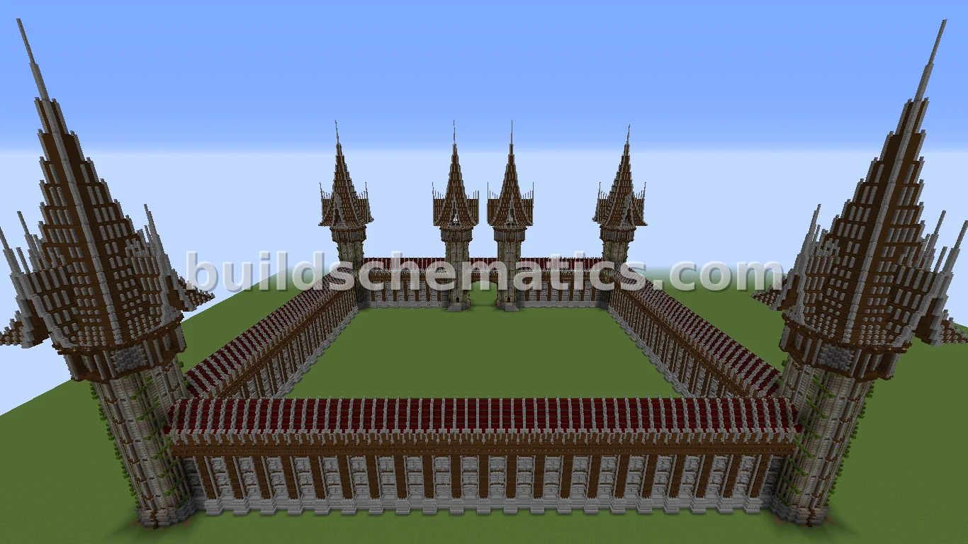 Medieval Castle Walls and Towers — view 2