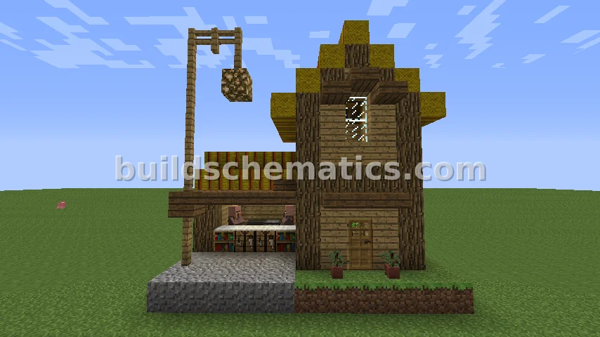 Rustic Village Shop with Player Quarters