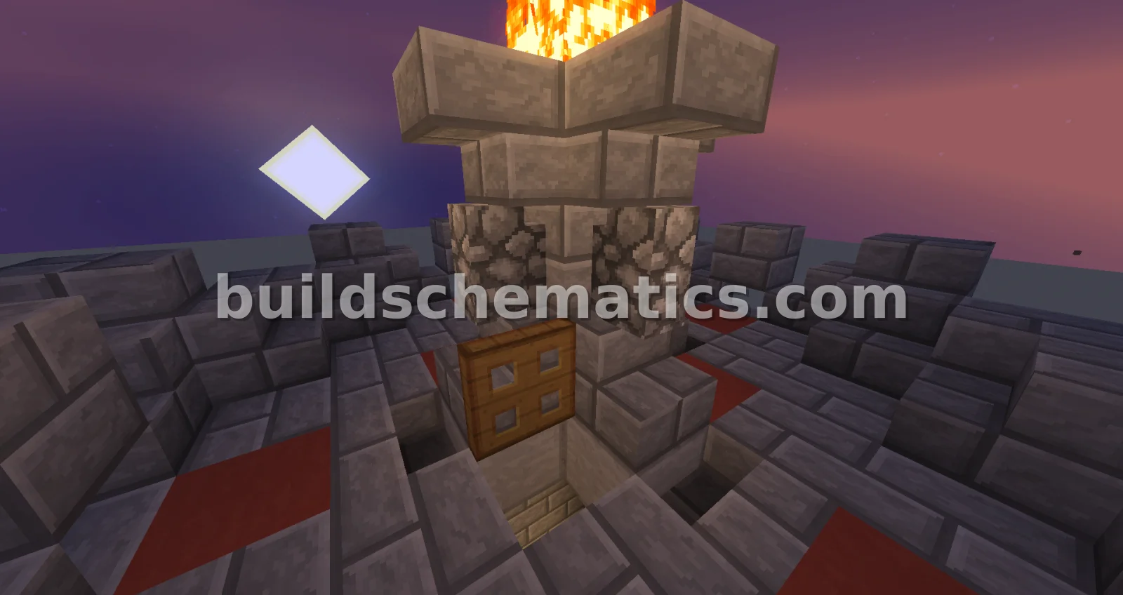 Medieval Red Tower — view 4