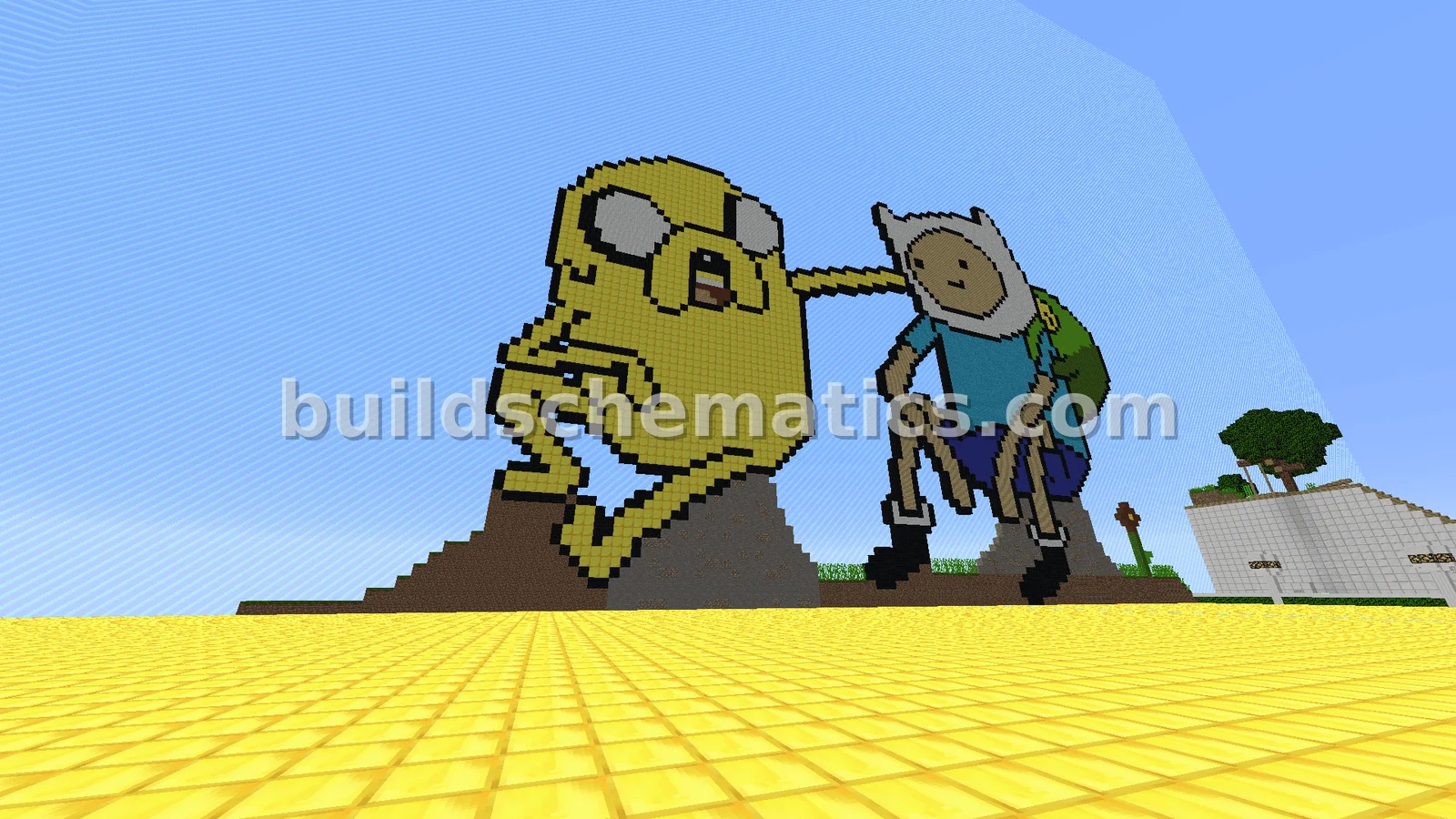 Finn and Jake Pixel Art — view 2