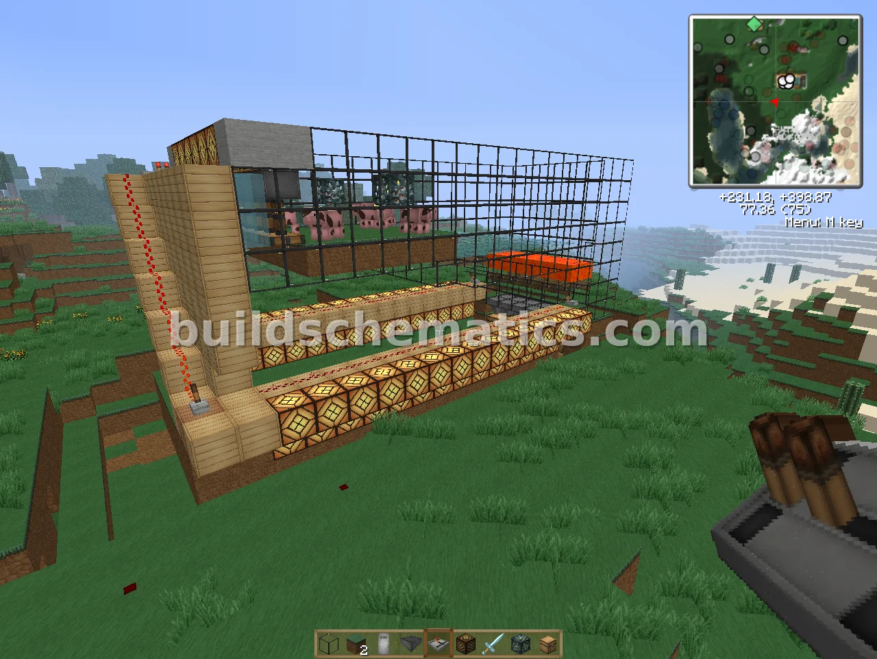 Small Redstone Pig Farm