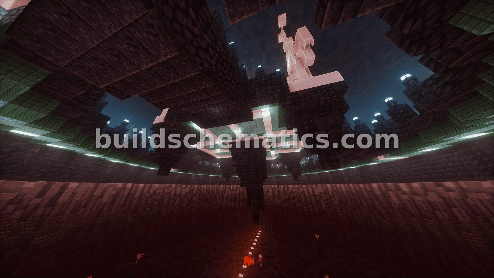 Gothic Nether Hub Transportation System — view 3