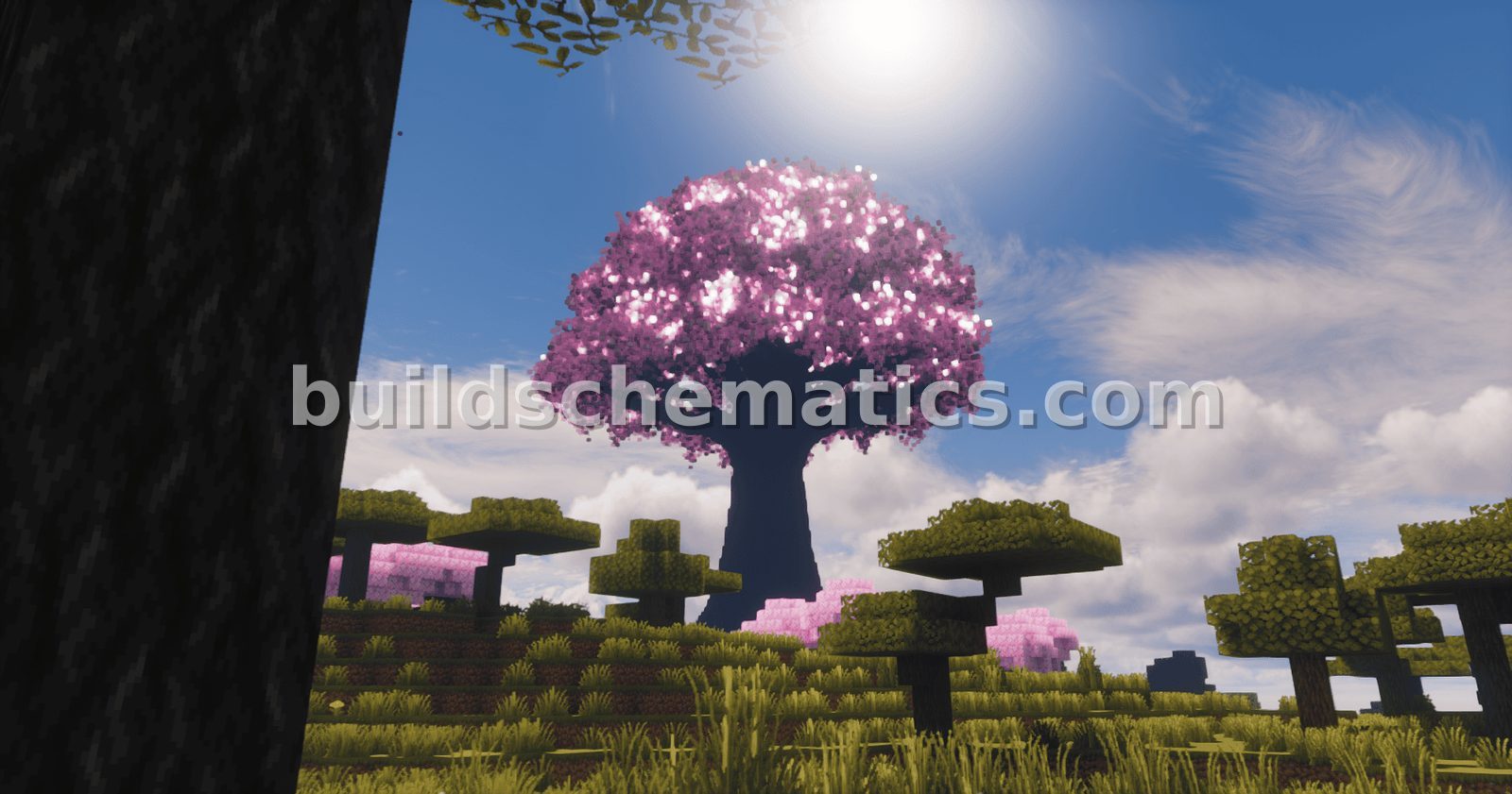 Massive Custom Cherry Blossom Tree Build — view 2
