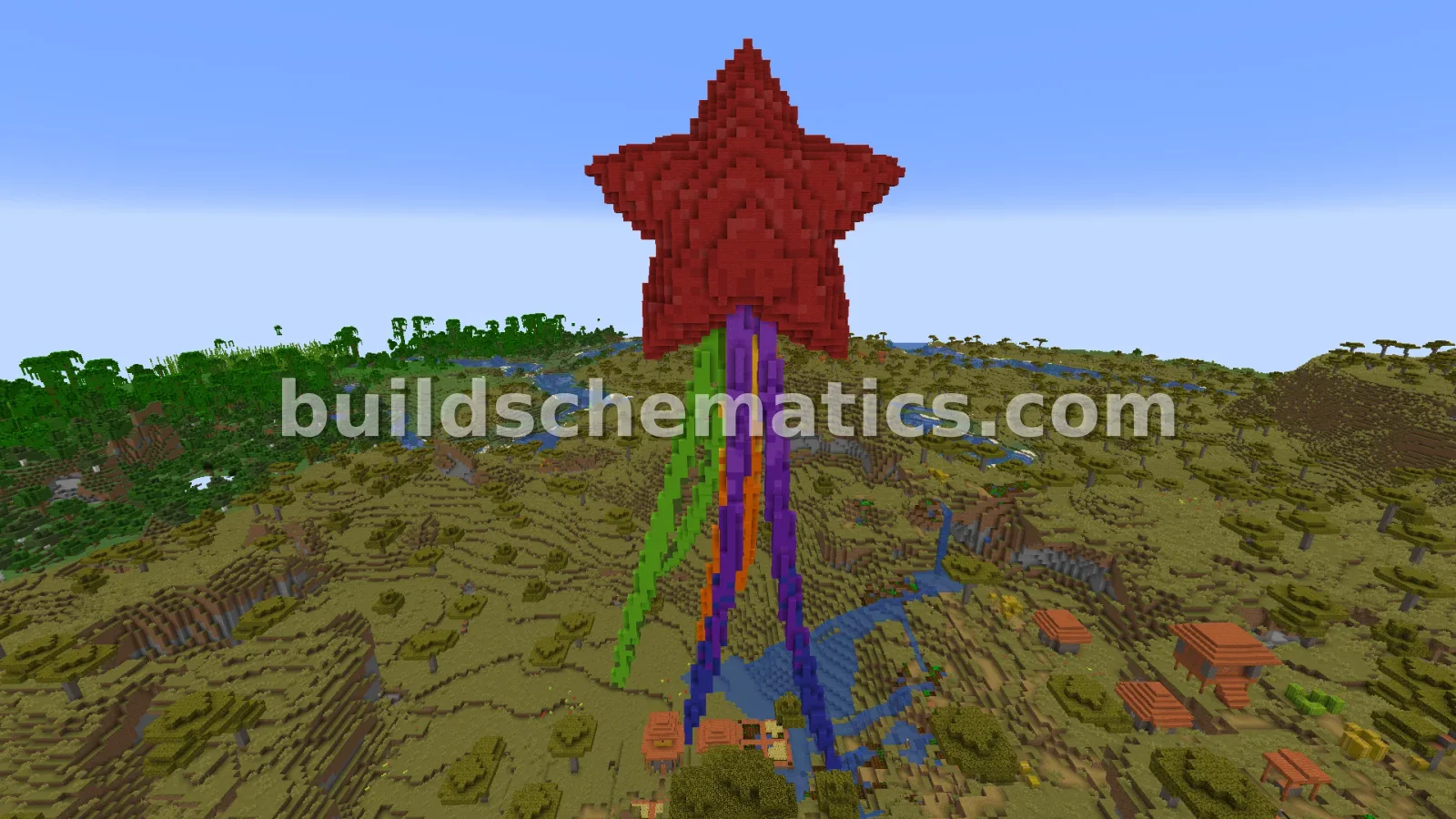 Minecraft RedStar Statue — view 5