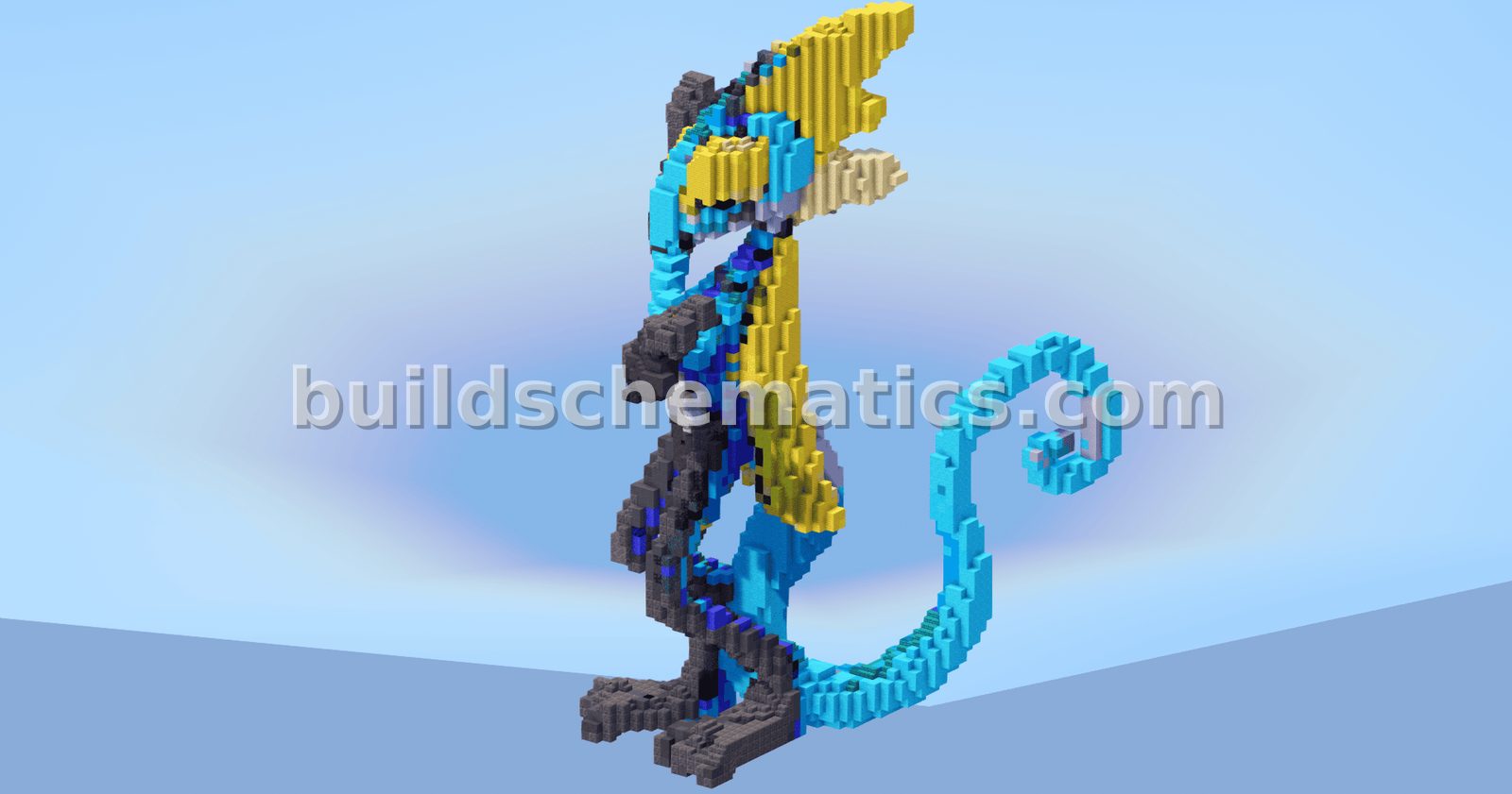 Inteleon Statue