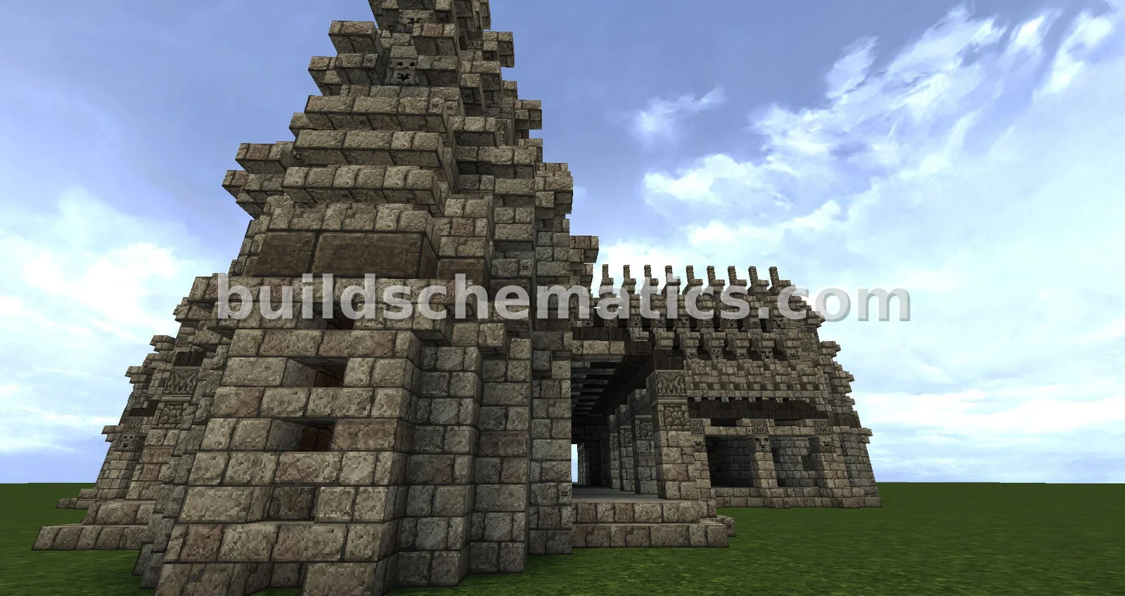 Cardinal Zombie Temple Structure — view 3